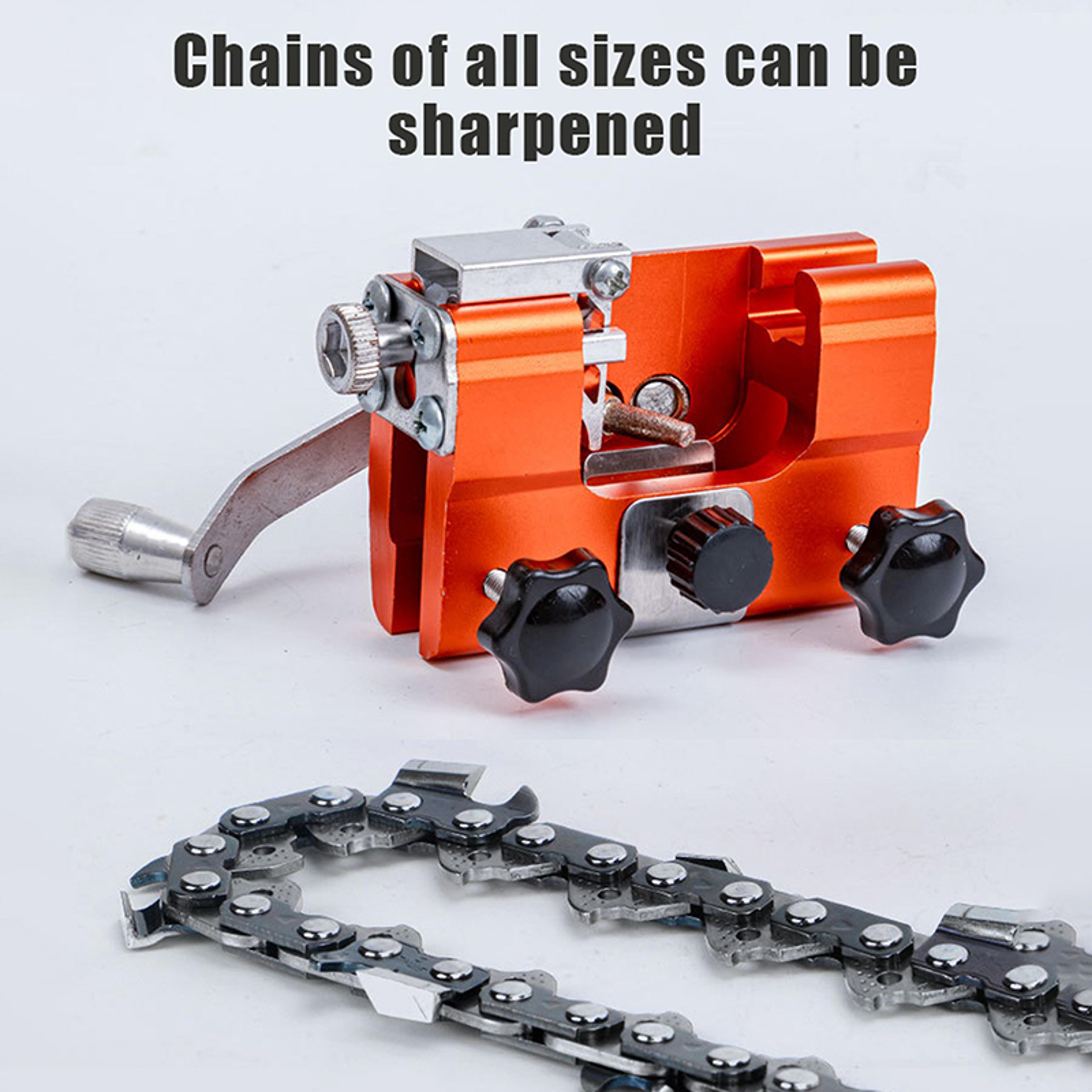 Household Manual Chain Grinding Tool Portable Hand Chainsaw Sharpener Grinder Tool 4