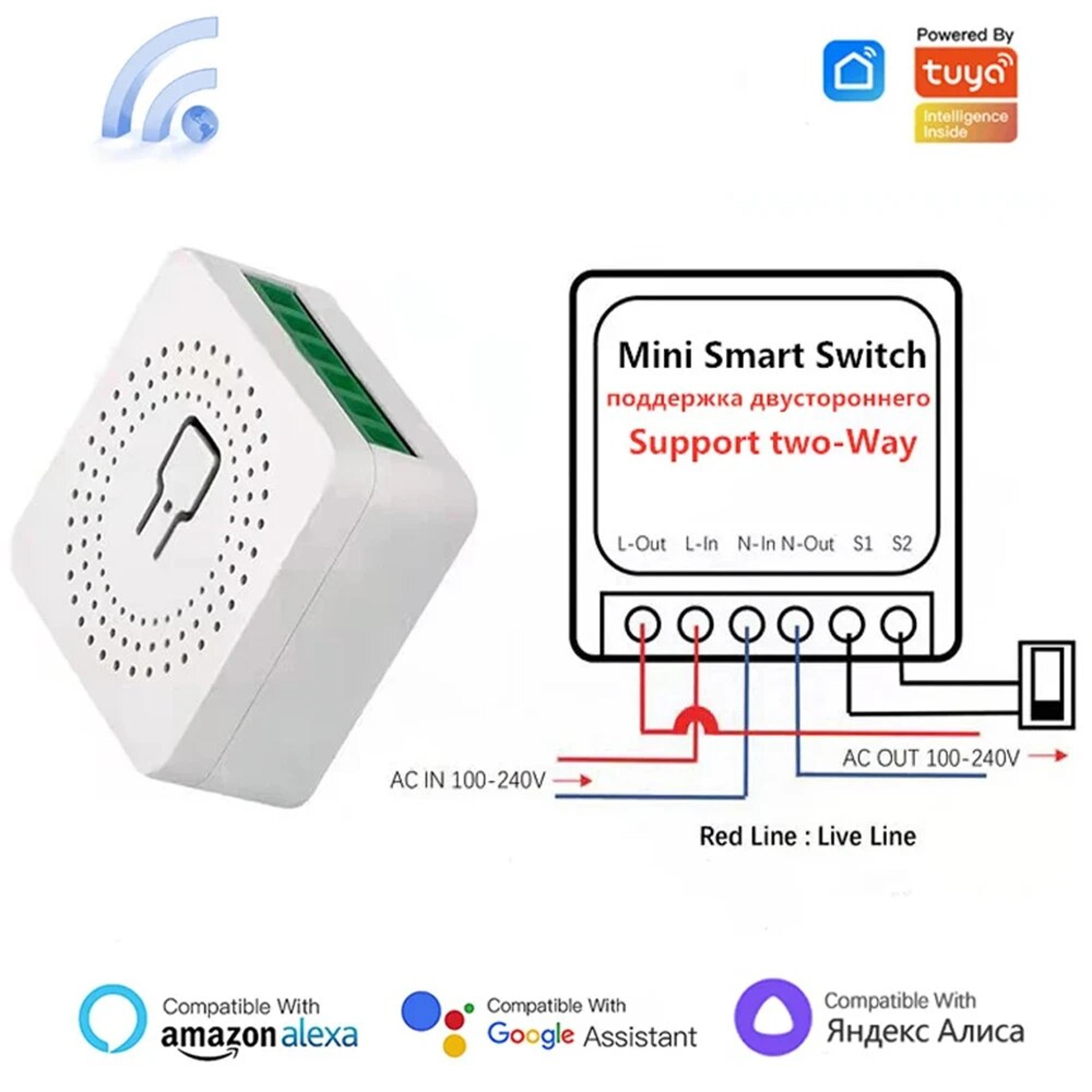 DIY Voice Control Light Switch Module For Smart Home Automation With Tuya Alexa  Google Home Integr 4