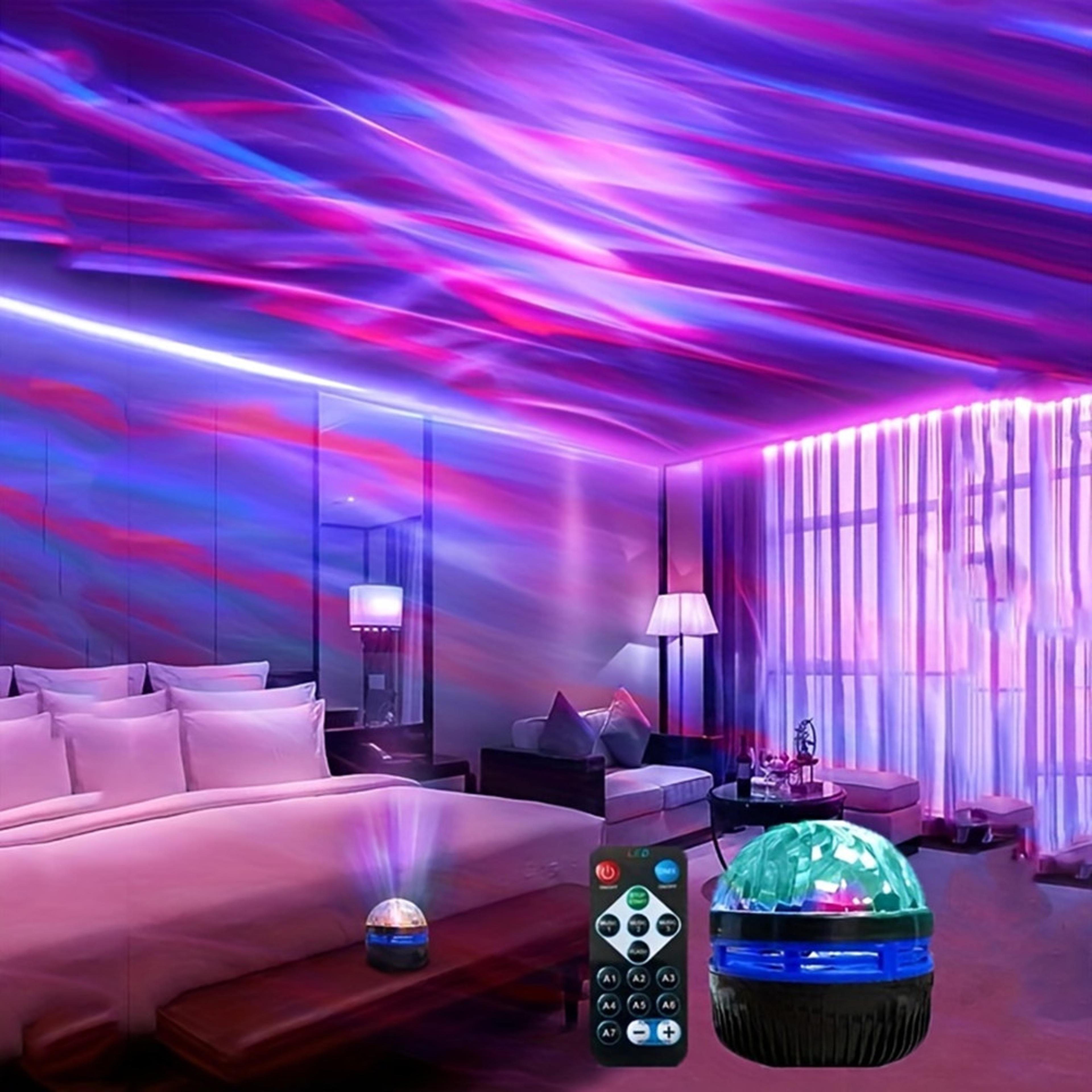 LED Star Galaxy Projector Lamp With Remote Control USB Auto Rotating Magic Ball Moon Light  Colorfu 7