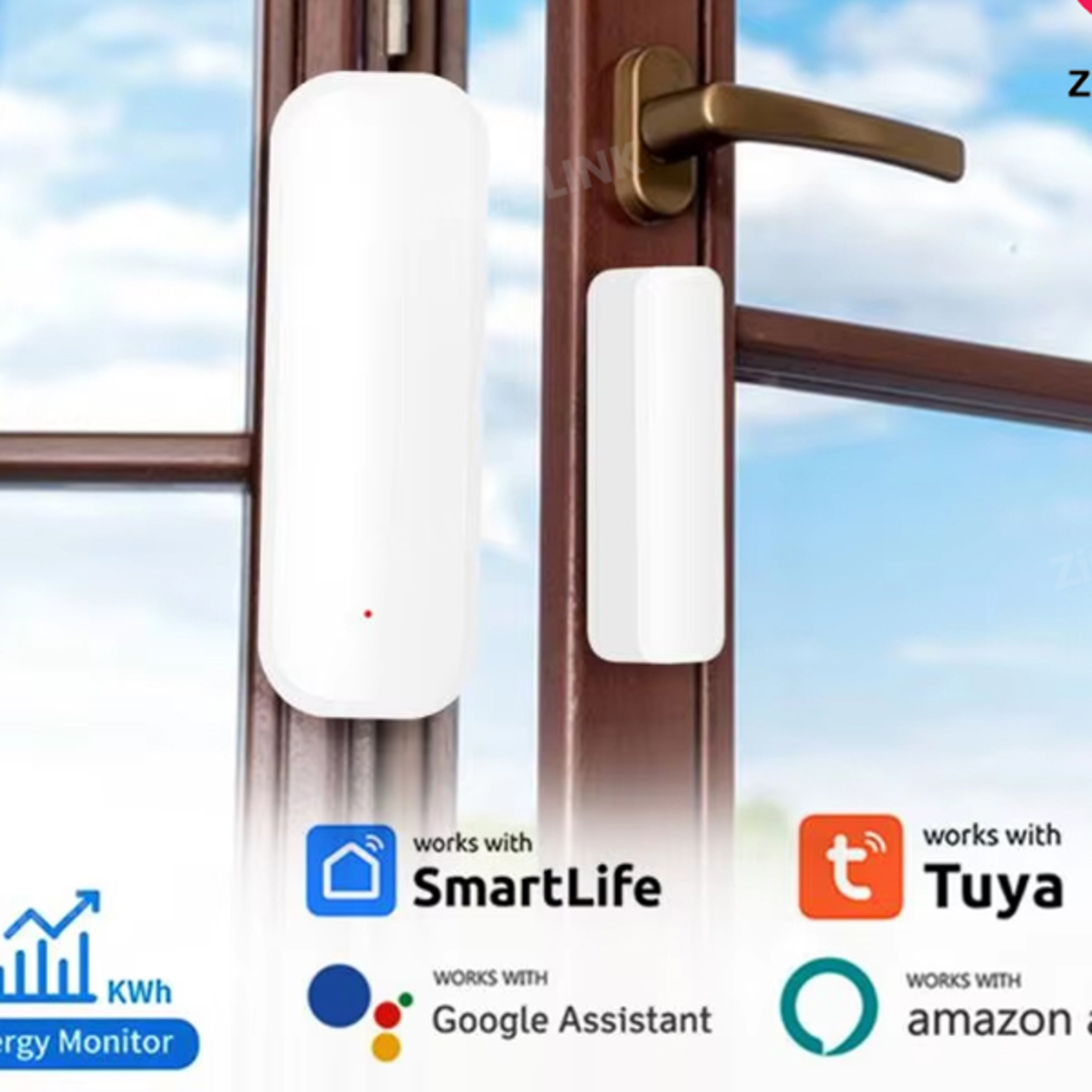 Tuya Zigbee Door Sensor Window Contact Sensor Open Closed Detector Smart Home Alarm Security Protect