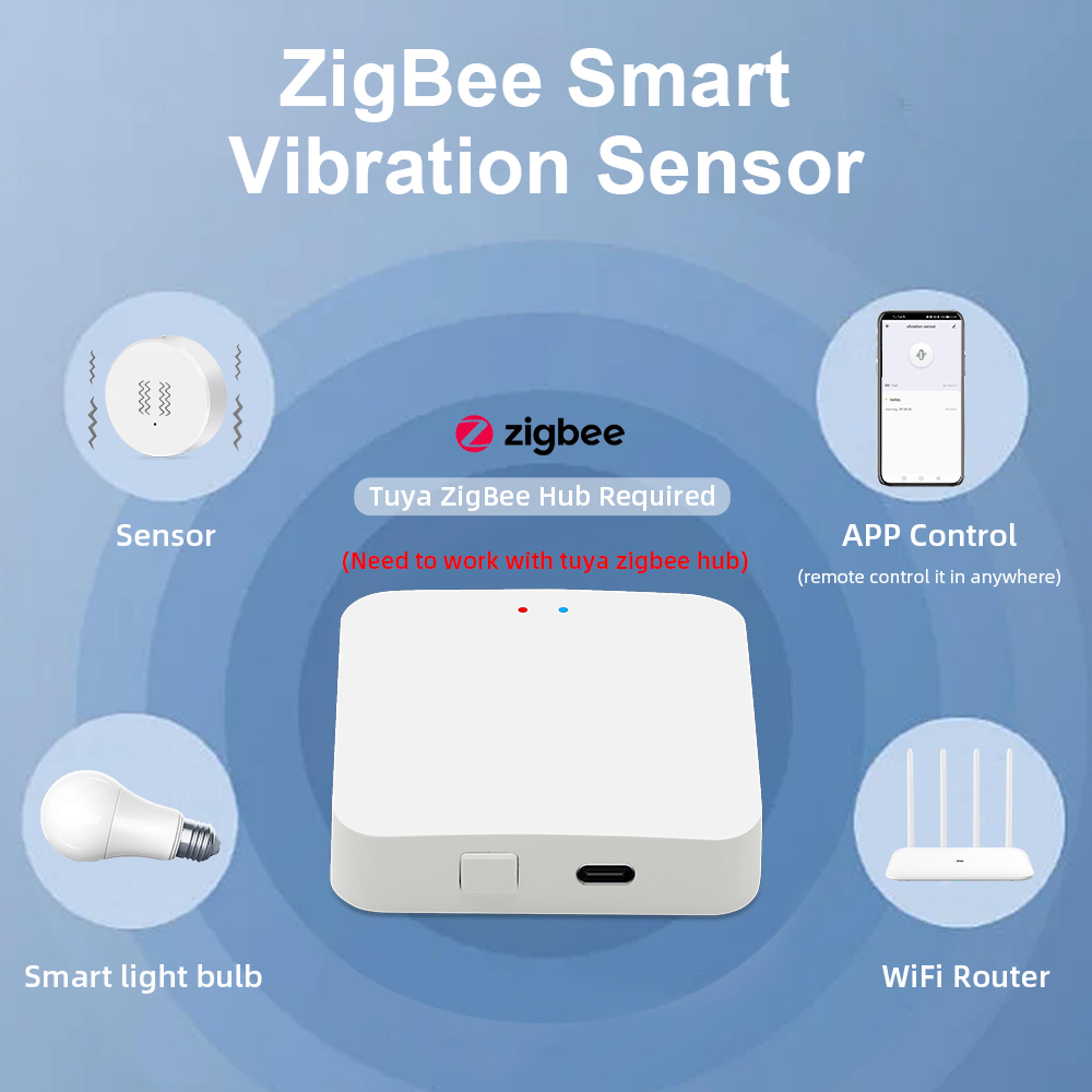 Vibration Detection Sensor Alarm Real Time Motion  Shock Detection With Smart App Notification 1