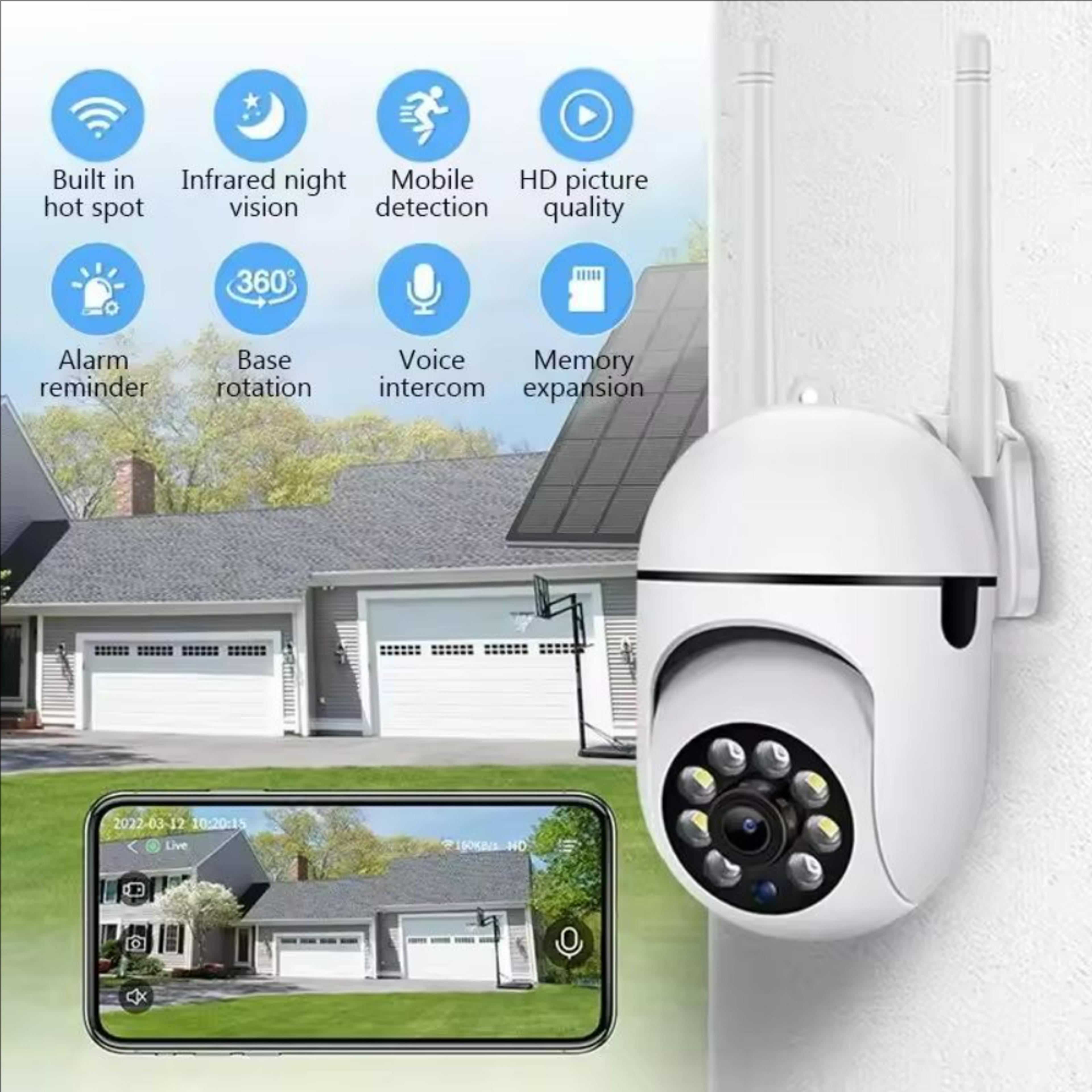 Wireless Outdoor Security Camera With Night Vision  Two Way Audio 5