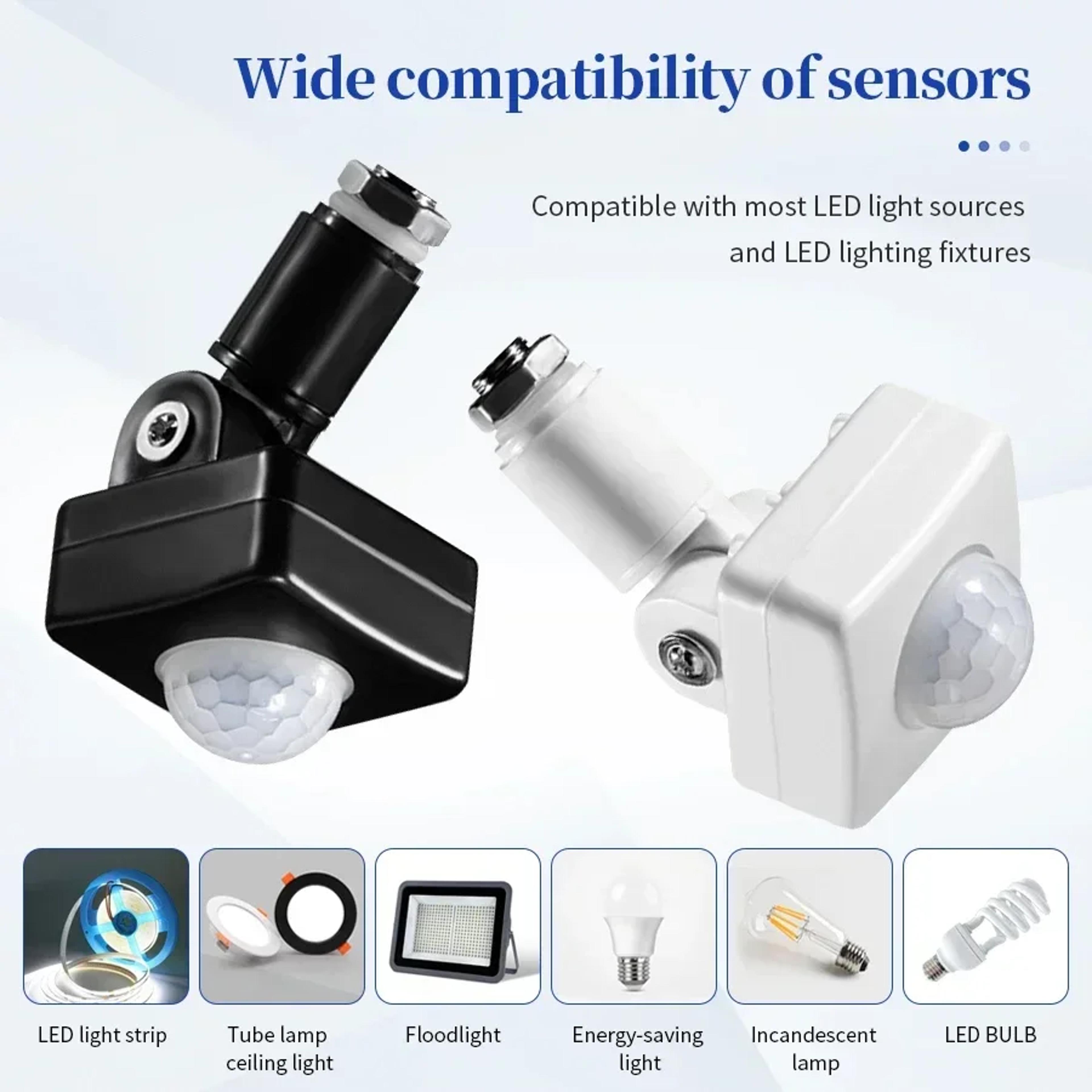 Human Body Sensor Infrared Detector  Auto Dusk To Dawn Inductor Switch Adjustable Timer 3