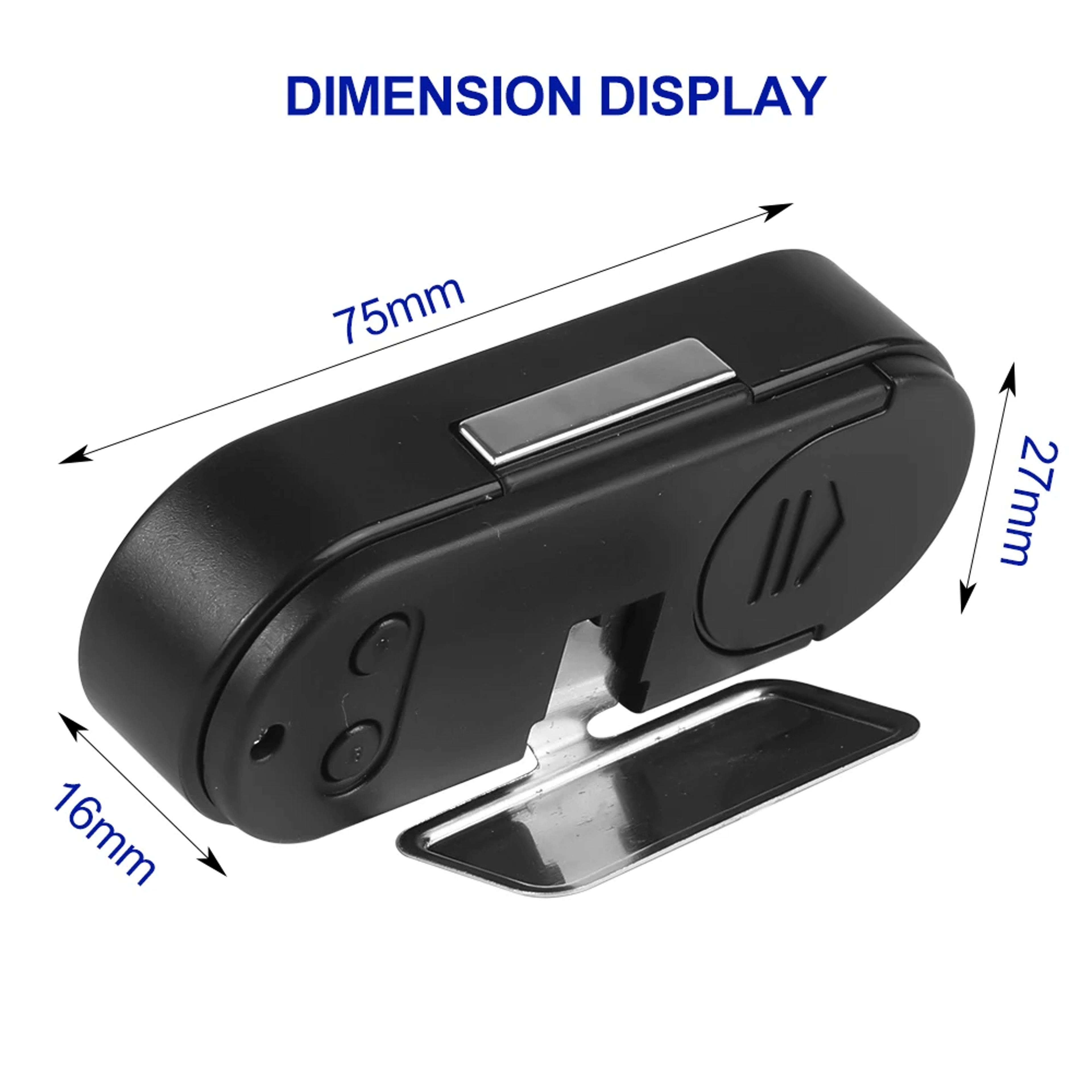 Car Digital Clock Thermometer With Luminous Display  LCD Backlight Auto Time Watch  Auto Accessorie 3