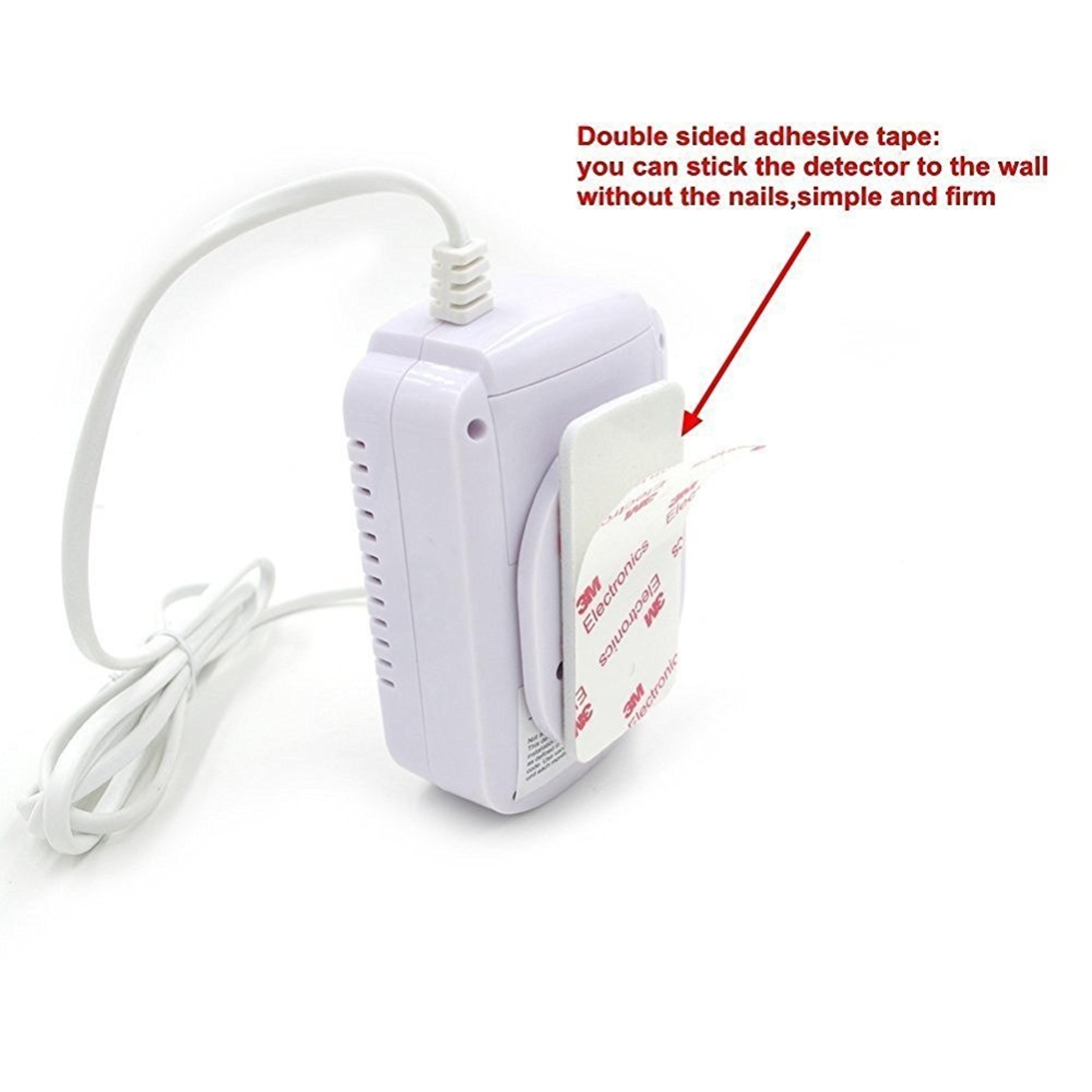 Gas Leak Detector With Voice Warning  LCD Display  Kitchen Safety Alarm Kit For Combustible Natural 5