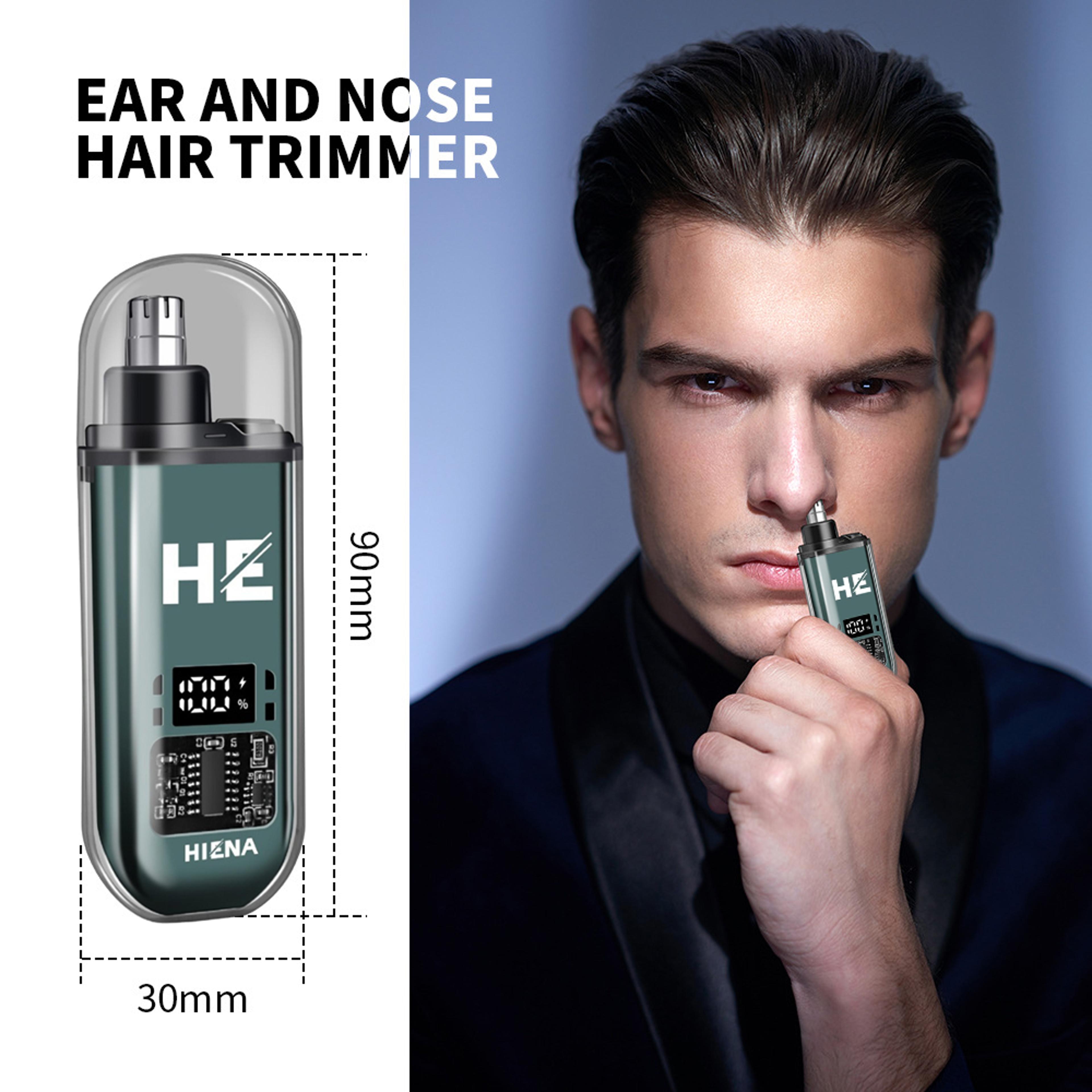 Rechargeable Mini Nose And Ear Hair Trimmer  Wet  Dry Eyebrow Clipper For Precision Grooming 1