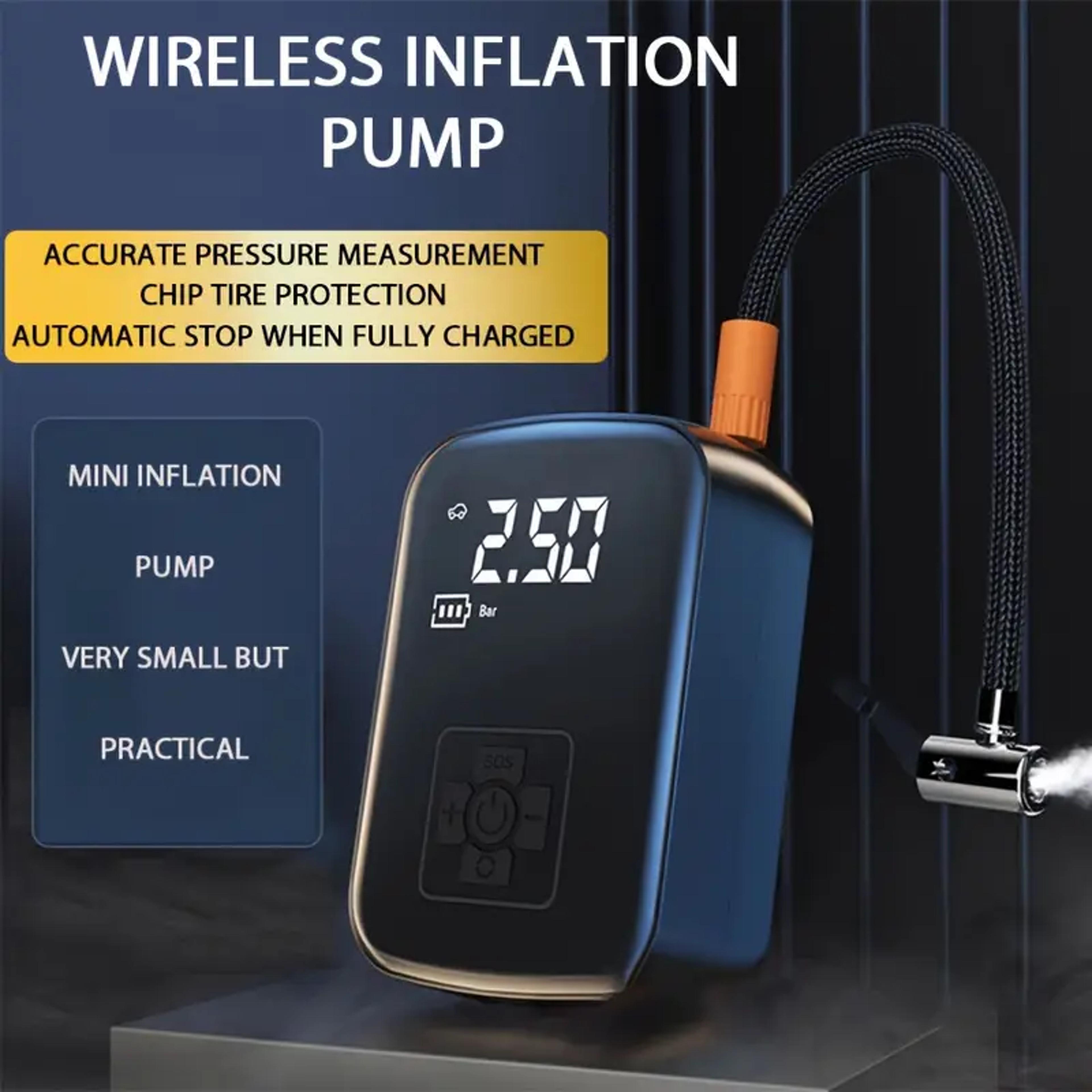 Wireless Car Air Compressor Electric Tire Inflator Pump For Motorcycle Bicycle Boat  Auto Tyre Infl 1