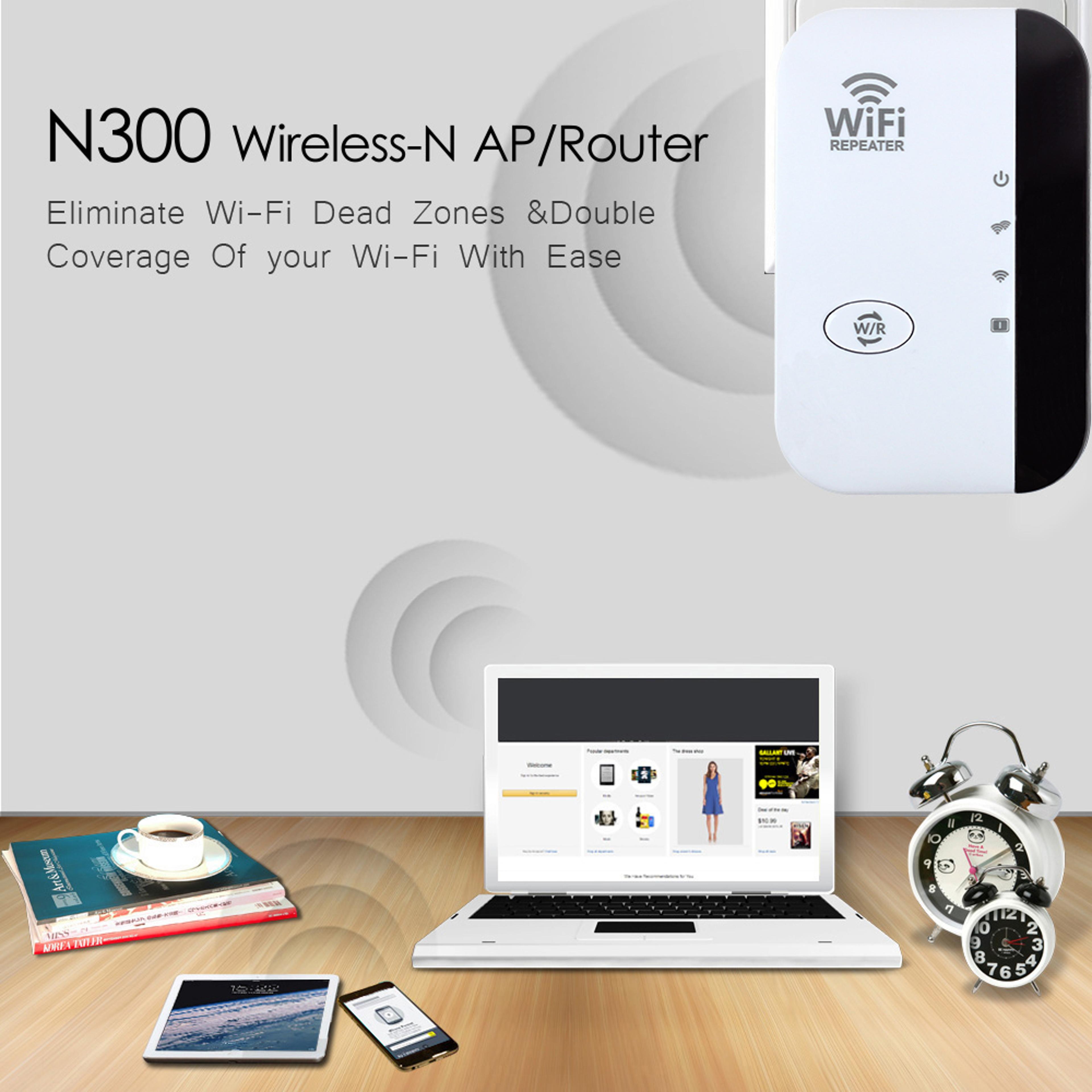 Wireless WiFi Extender WiFi Repeater  Amplifier For Home  Office Boost 2