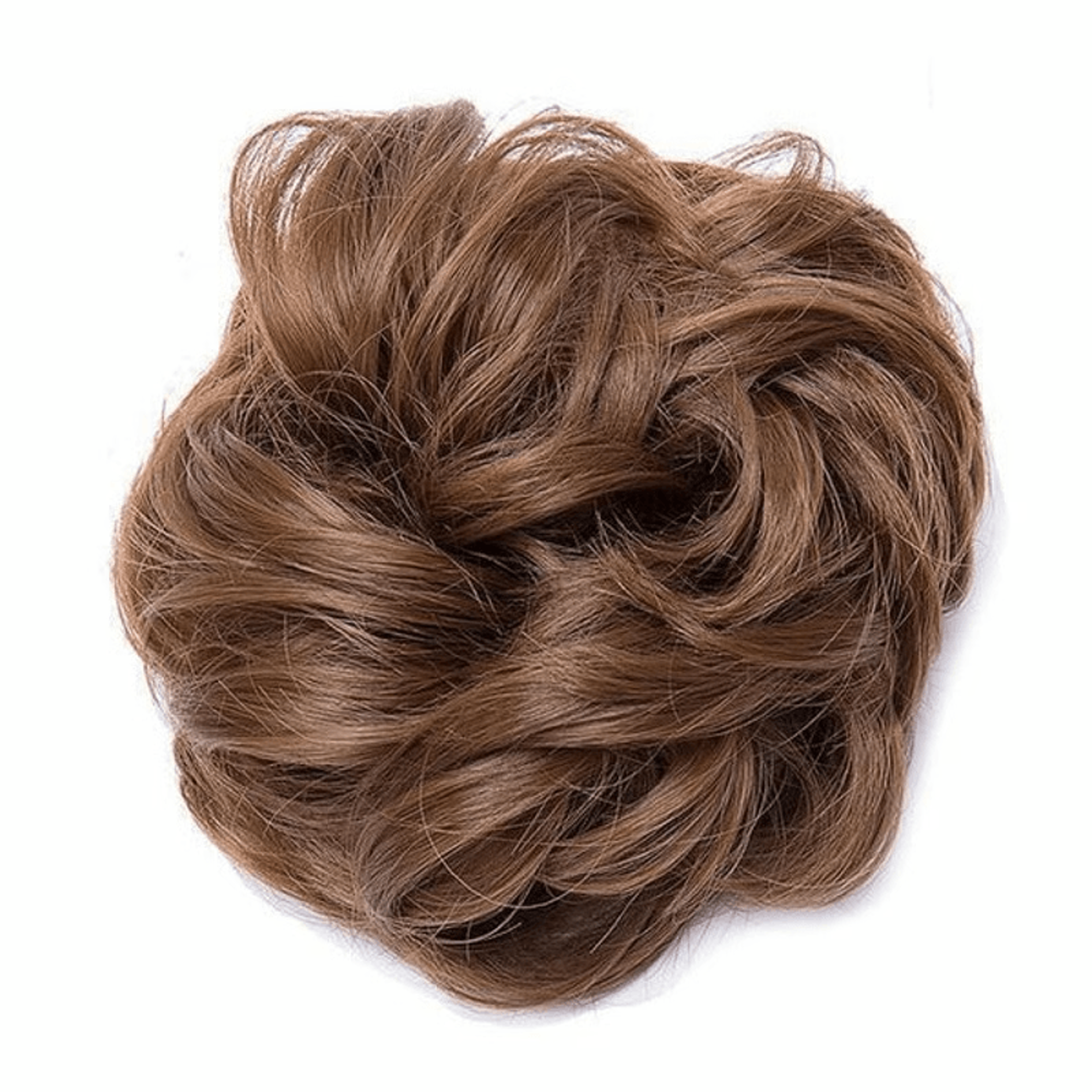 Rose Flower Bun Hair Scrunchie  Soft Elastic Hair Tie For Women  Girls 2