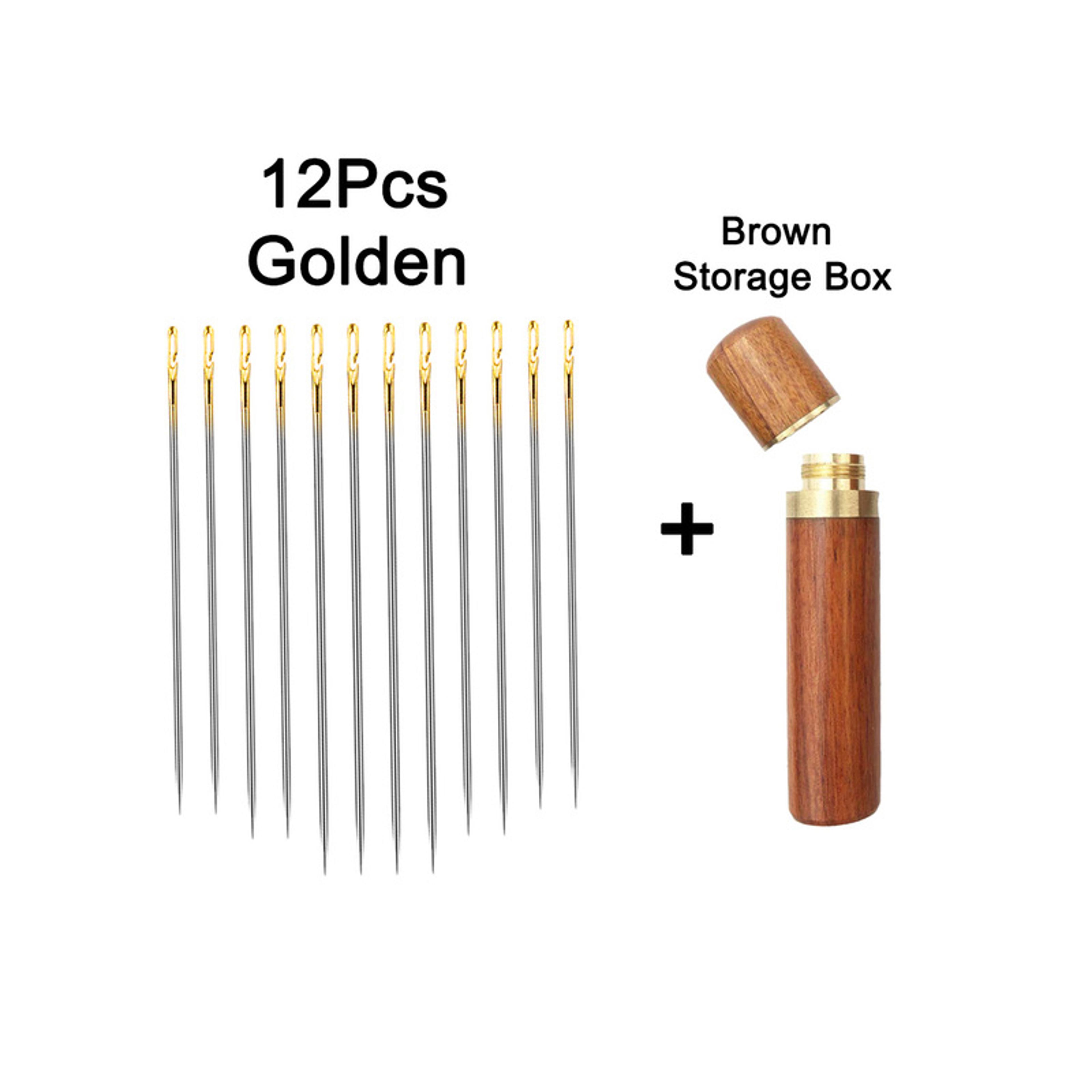 Stainless Steel Blind Needle For Elderly  Easy Threading For Sewing  DIY 6
