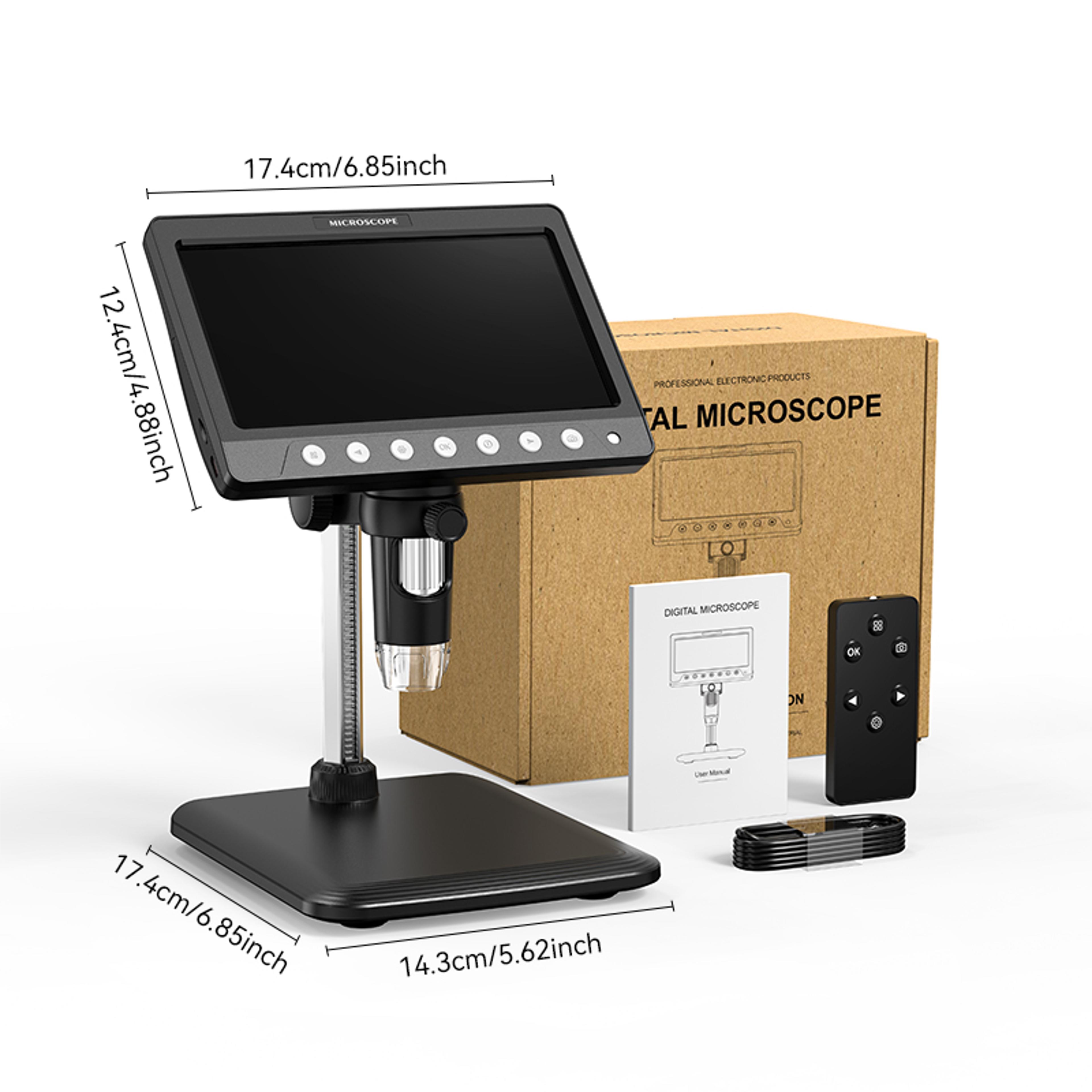 High Precision Video Microscope With LED Lights For Coin  Circuit Inspection 6