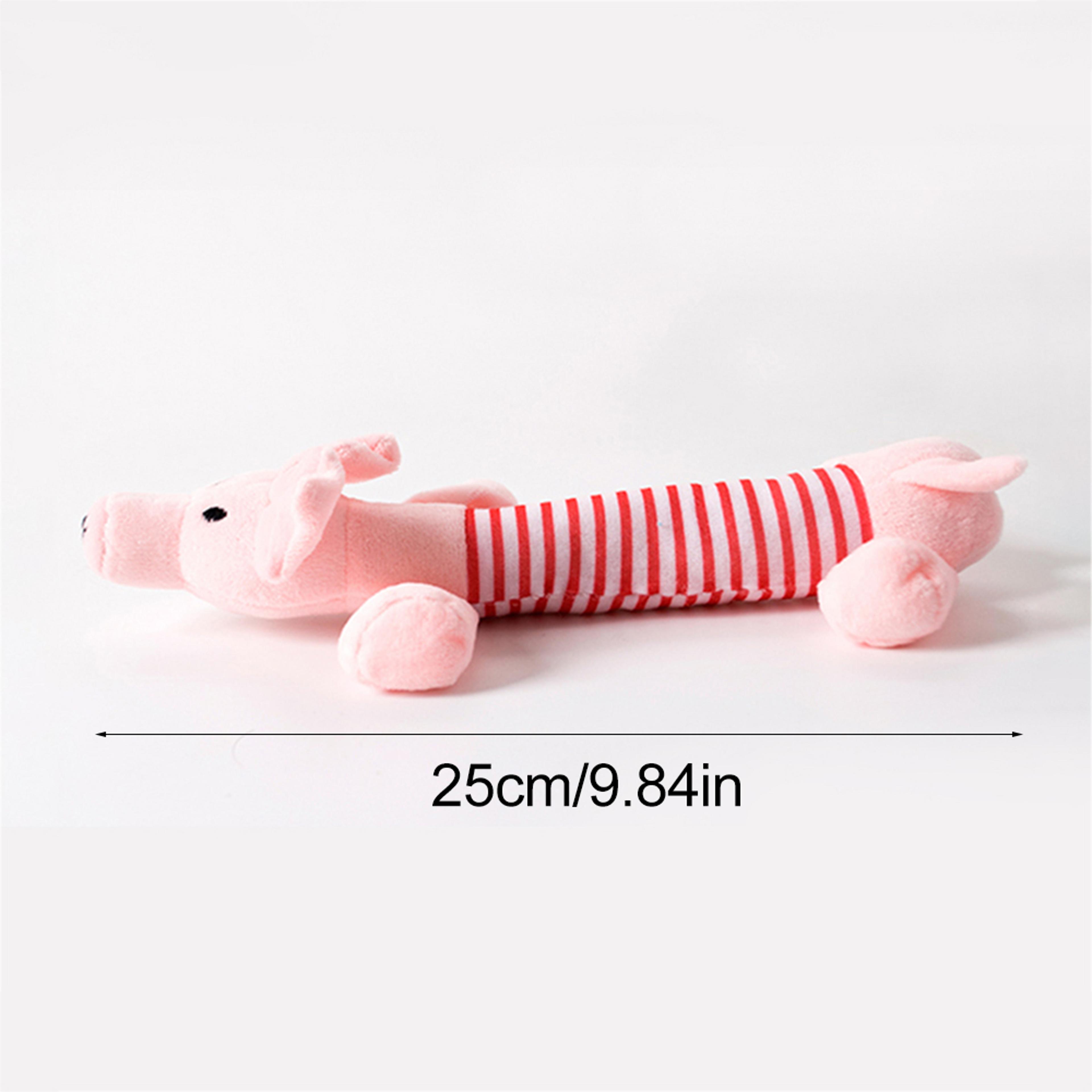 Durable Stuffingless Squeaky Dog Toy With Squeakers  Crinkle  Fun Animal Chew Toy For Pets 9