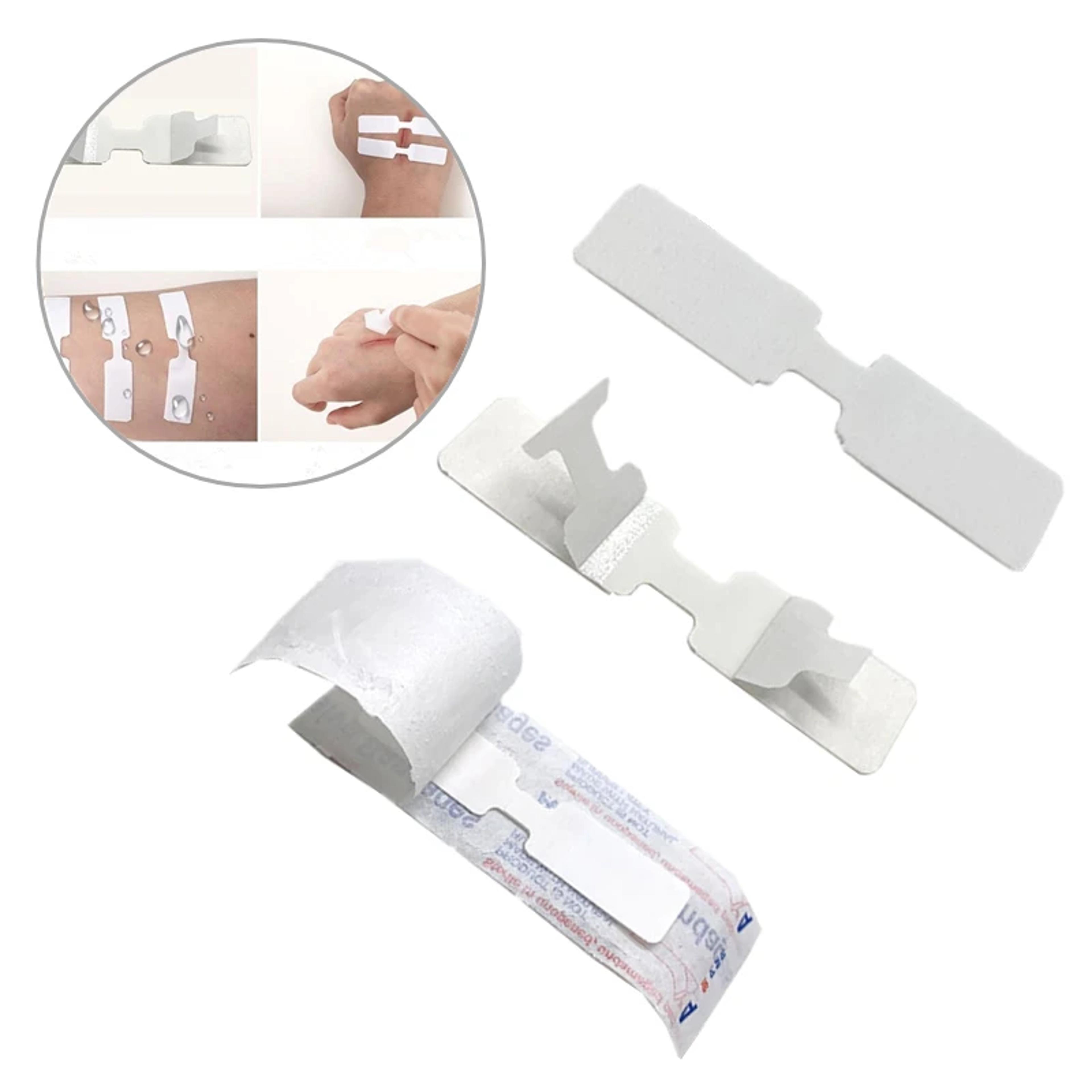sutureless band aid skin muscle strain patch  emergency first aid adhesive bandages for wound care