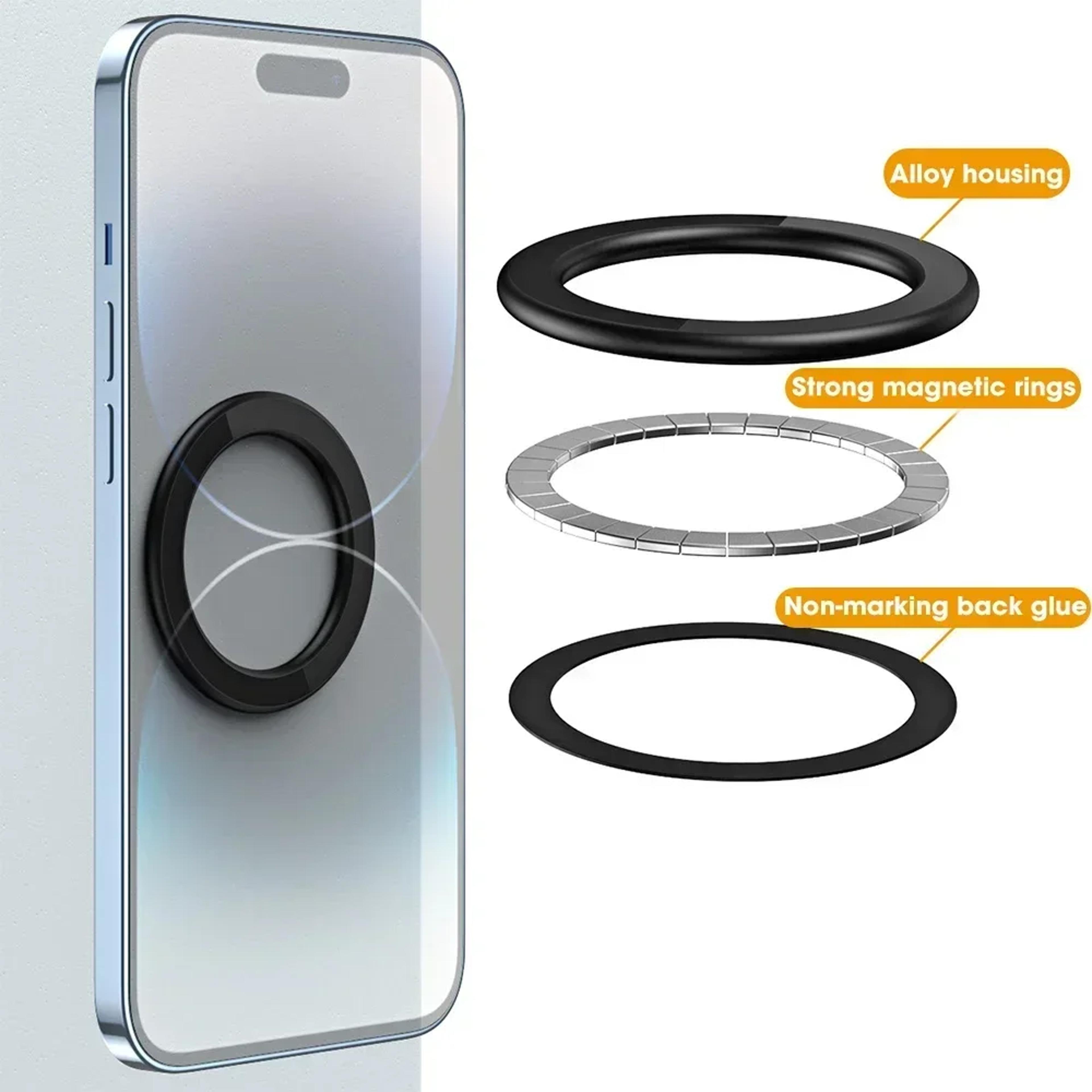 MagSafe Magnetic Ring Holder For IPhone  Strong Adhesive Cellphone Wall Mount Stand For Phones And  0