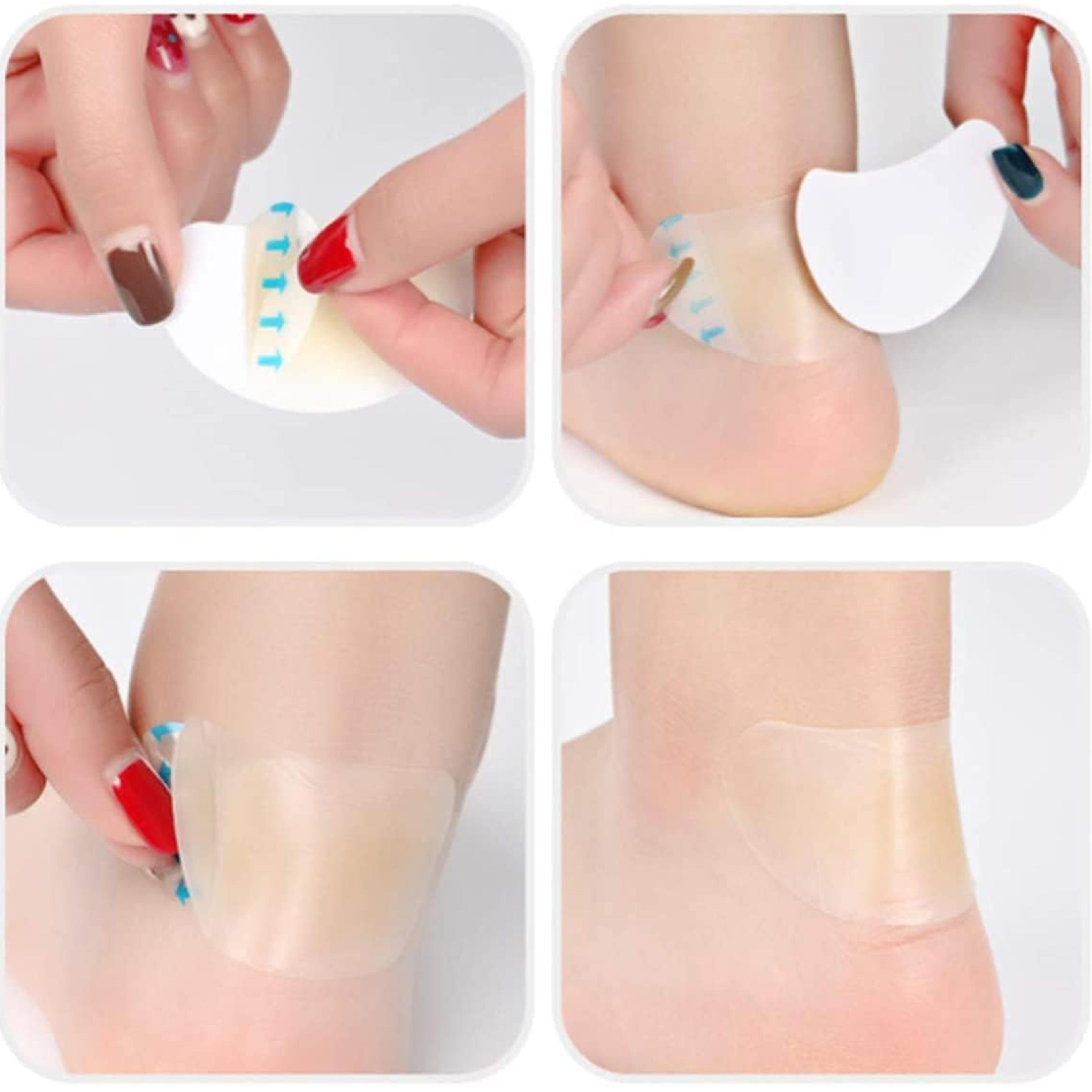 Invisible Hydrocolloid Gel Blister Bandages For Heel Foot And Toe  Skin Protection Cushion Pads 4