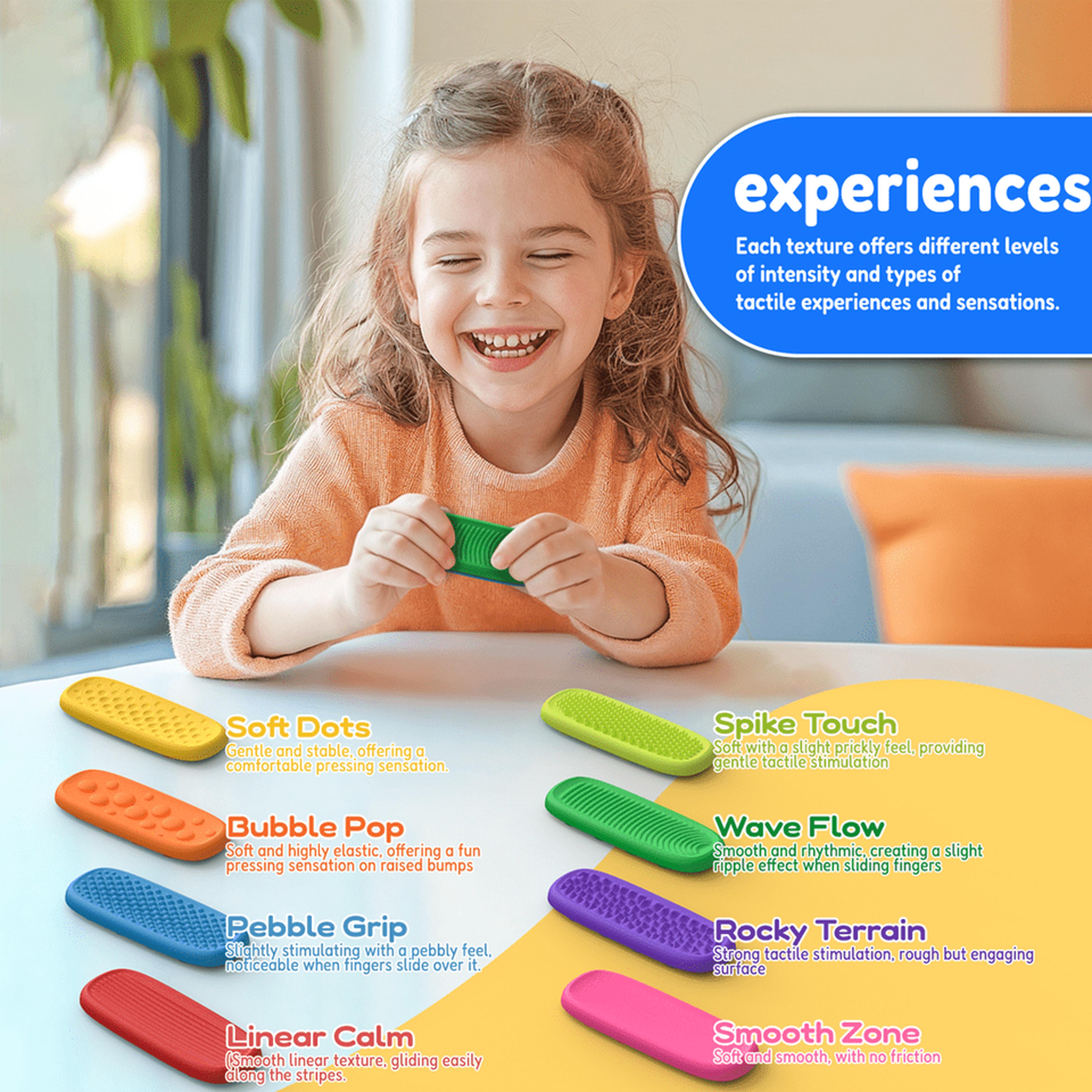 Silicone Sensory Relax Bars Fidget Toy  Stress Relief For Kids And Adults 2
