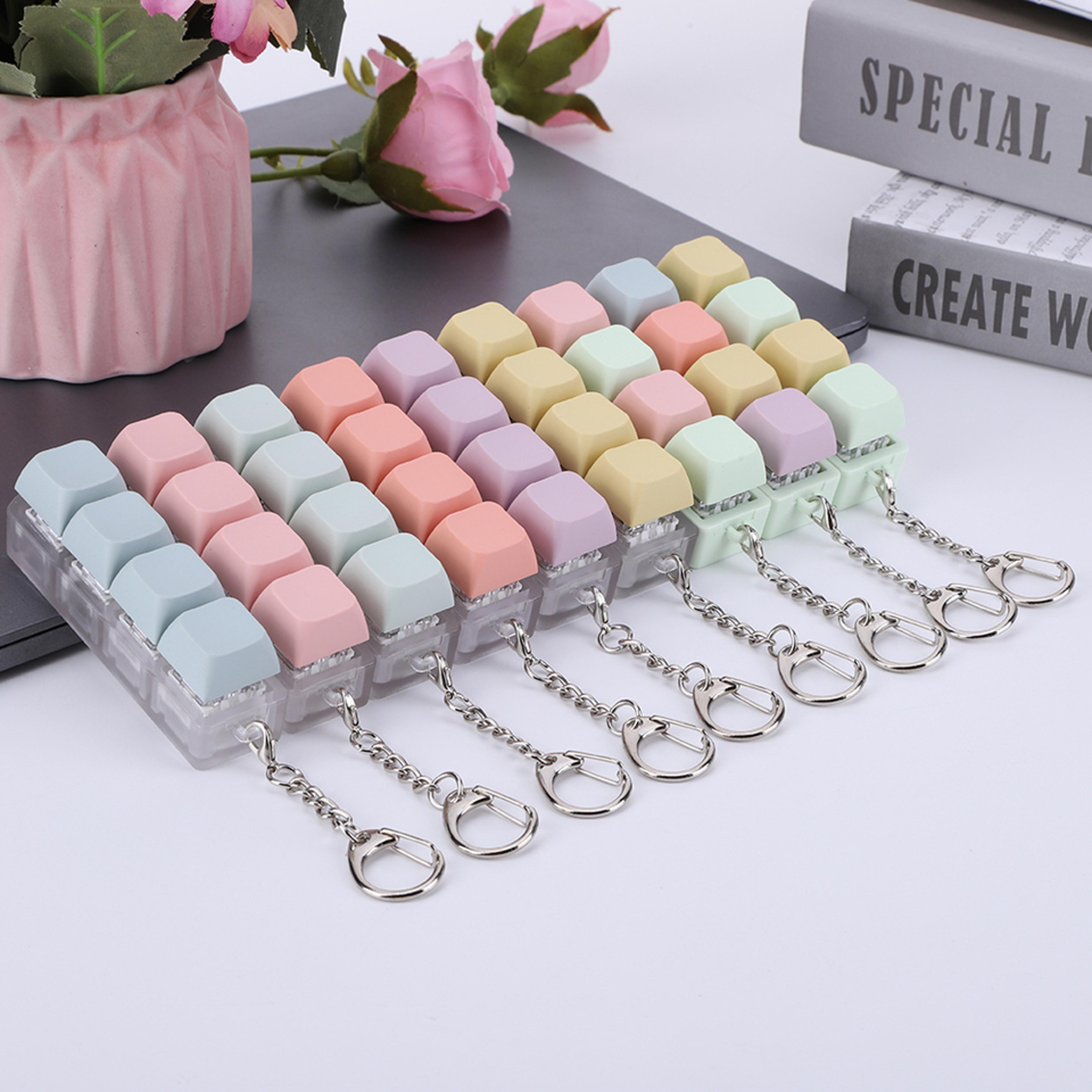 DIY Clicker Keycap Keychain  Stress Relief Toy For Kids  Adults 1