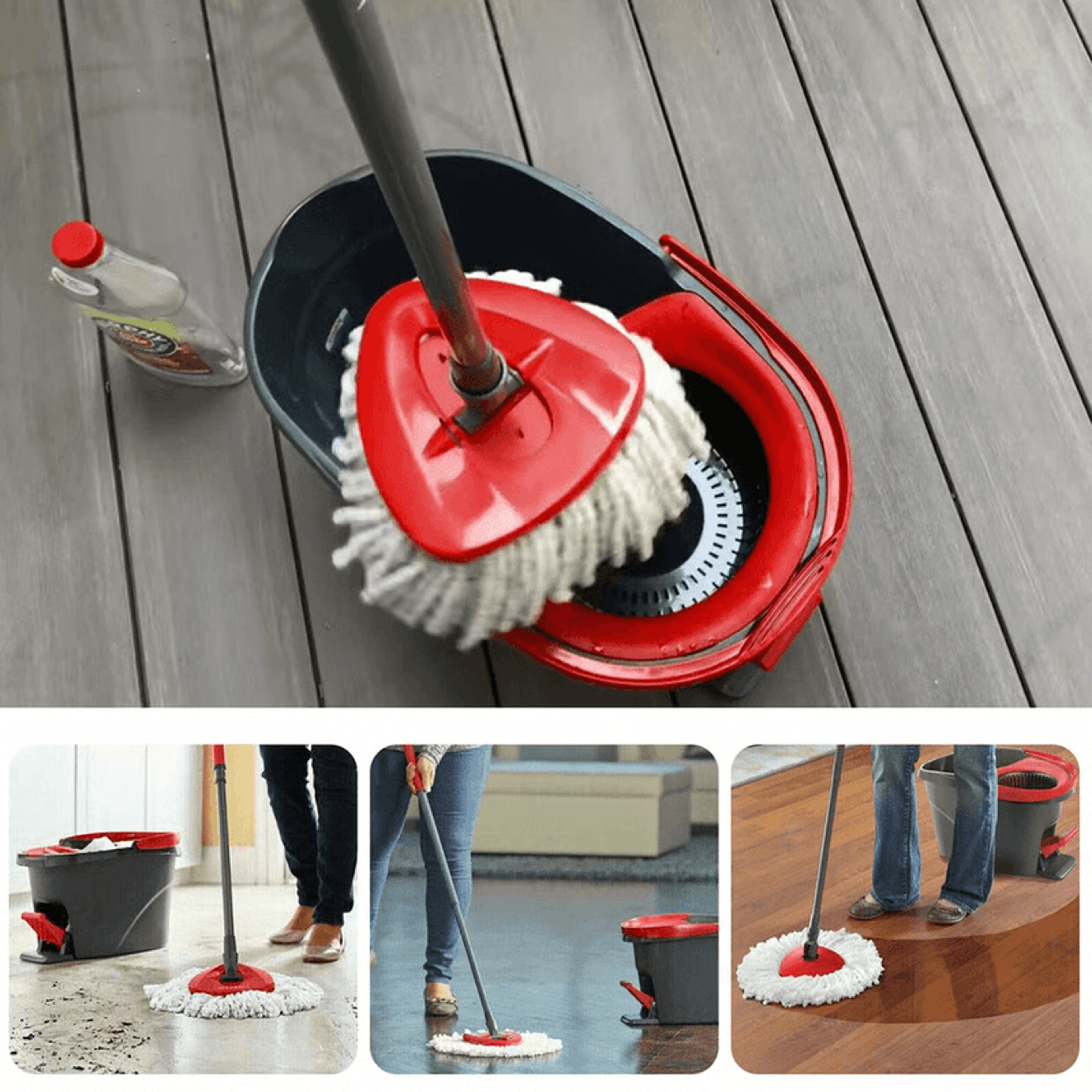 OCedar Spin Mop Replacement Base Disc  EasyWring Mop Head Refill Part 1