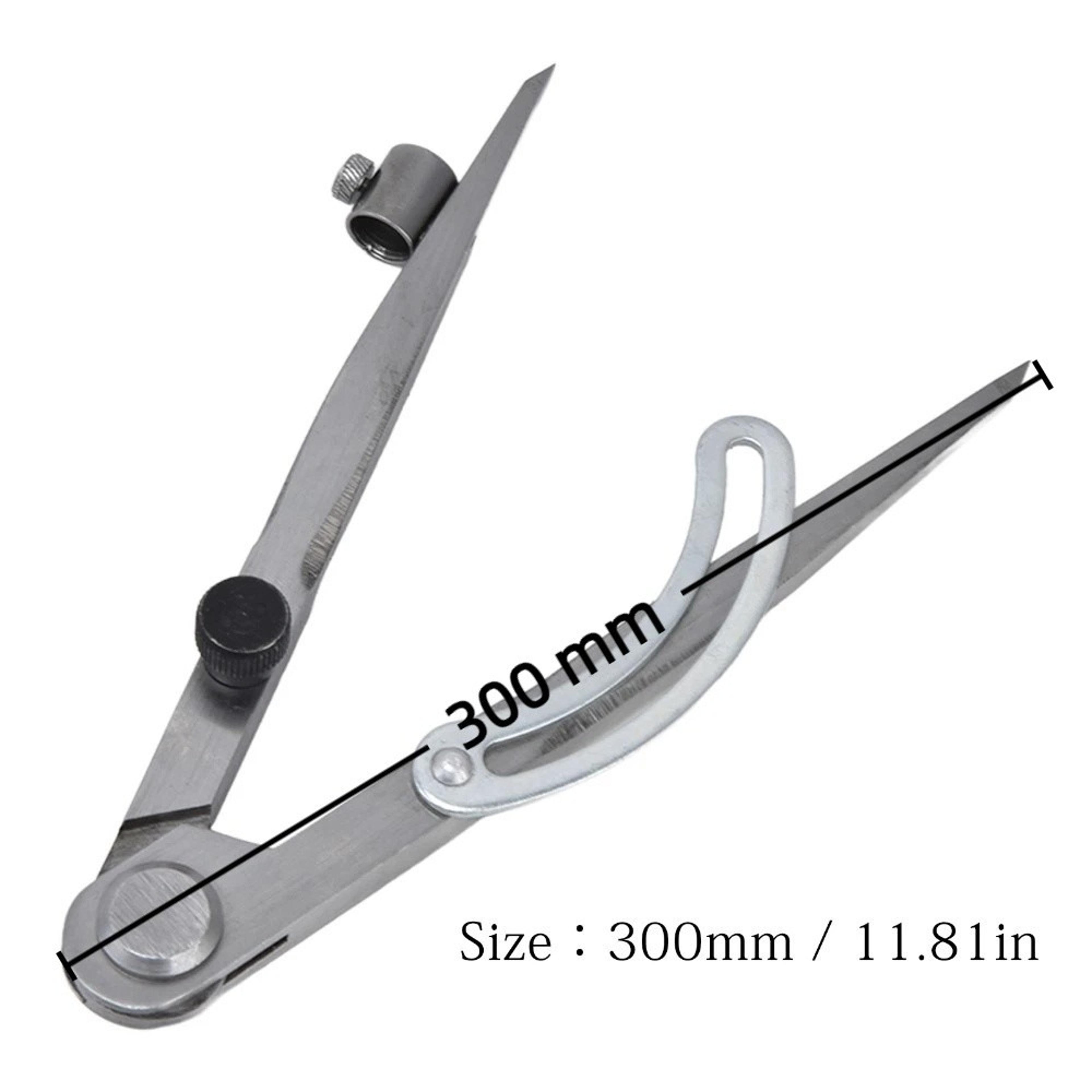 Lockable Wing Divider Compass With Pencil Holder  Precision Drafting Tool 4