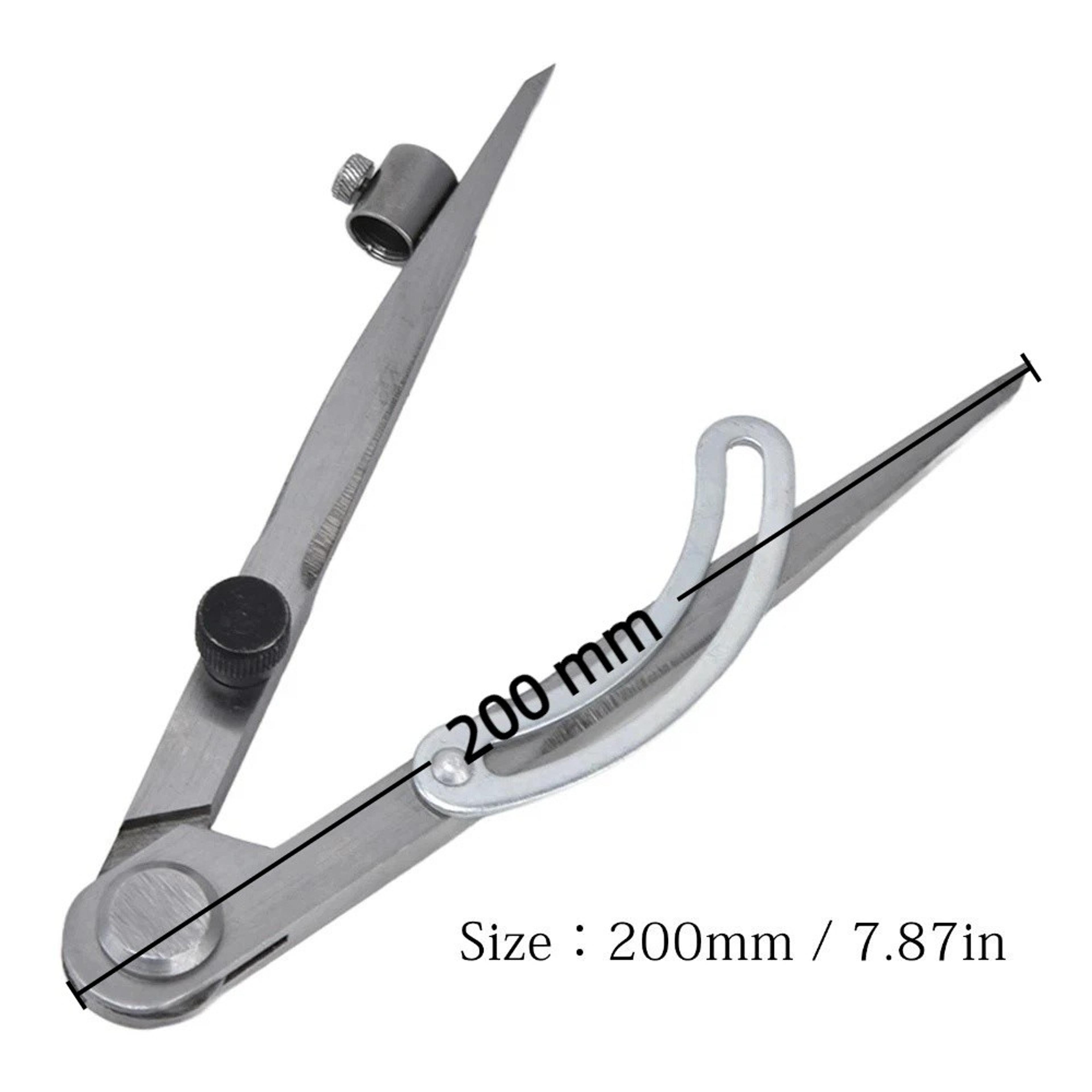 Lockable Wing Divider Compass With Pencil Holder  Precision Drafting Tool 5