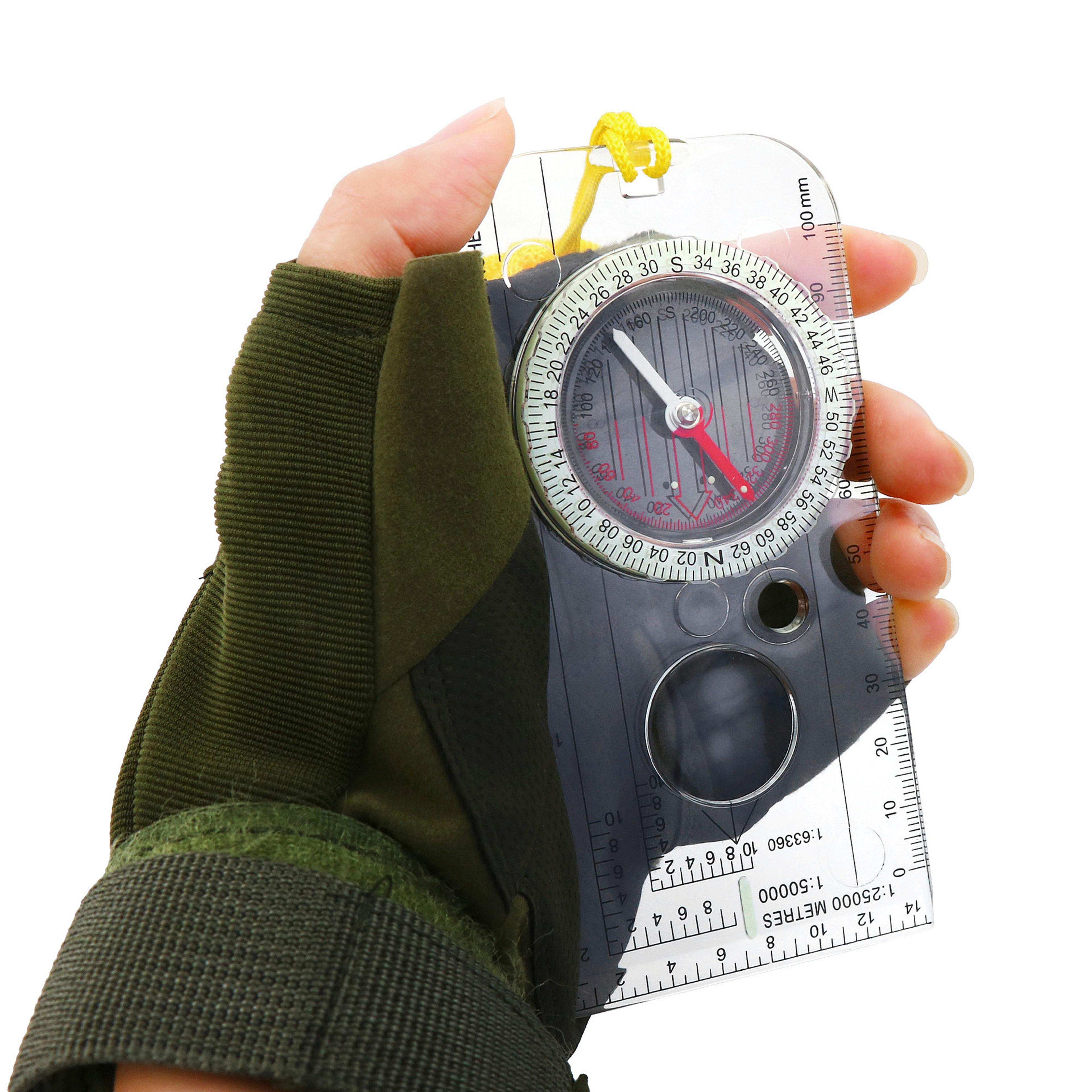 professional high precision military compass  rugged waterproof navigation for hiking & survival