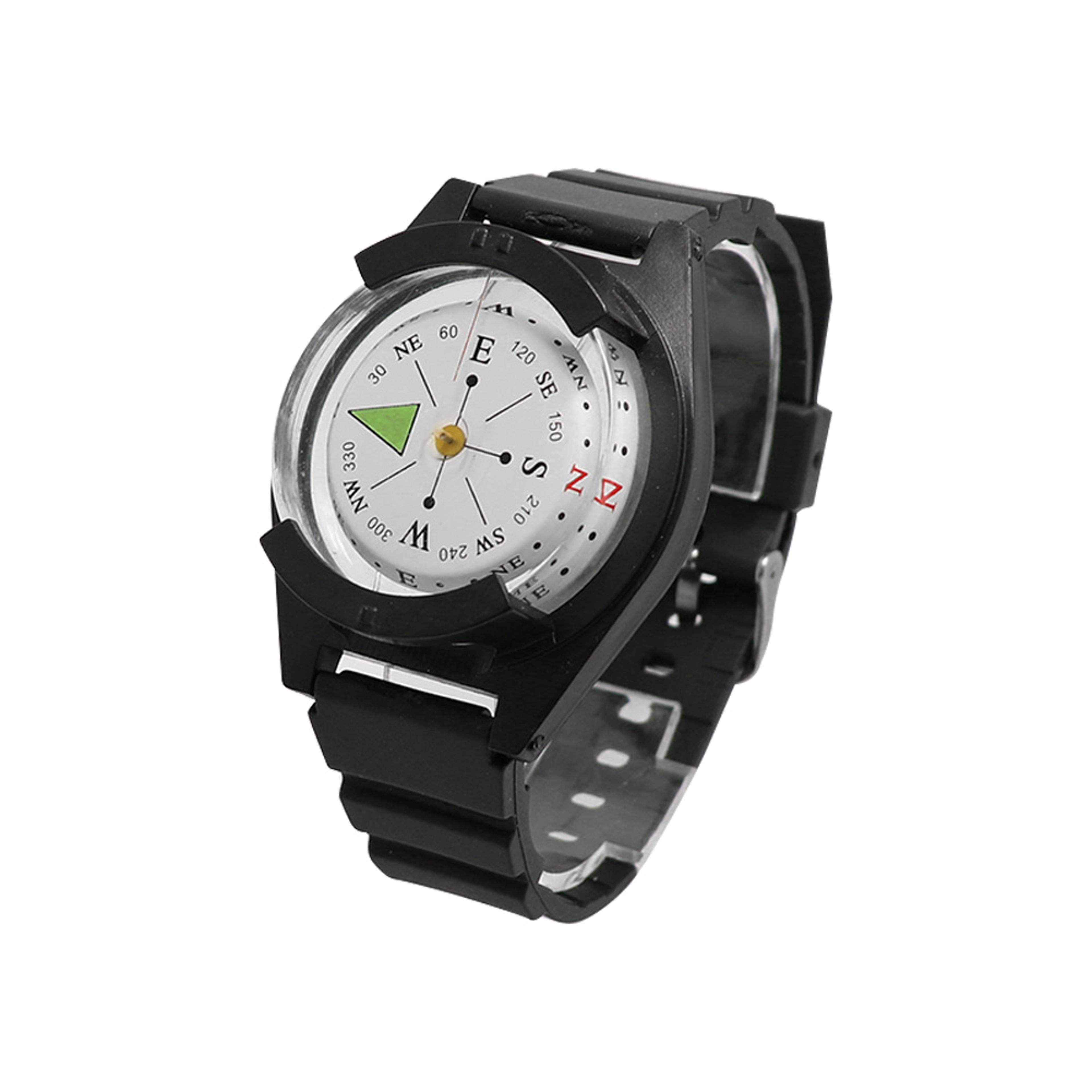 convenient outdoor survival edc bracelet strap for hiking, sports, and adventure black
