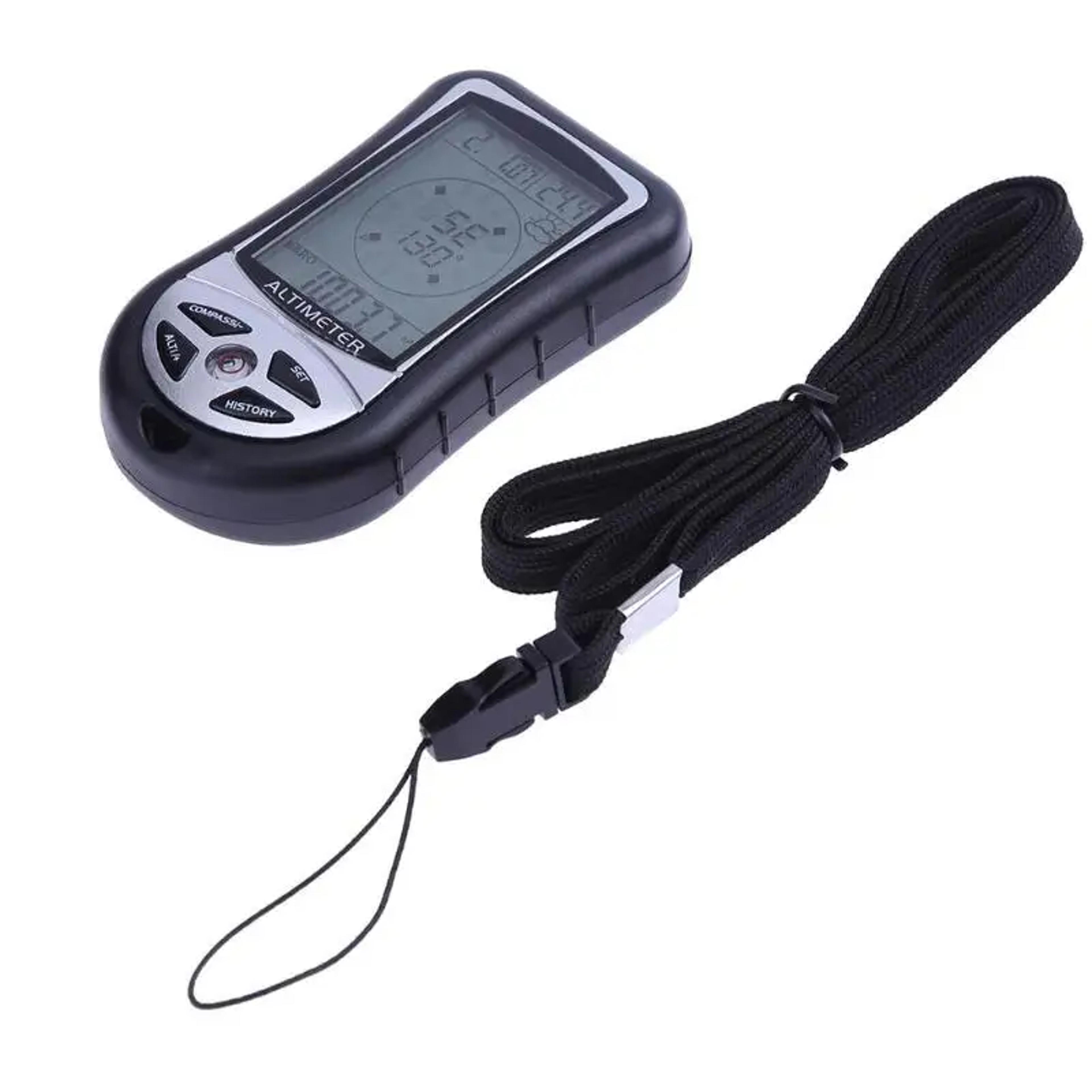 Handheld Outdoor Compass With Altimeter Thermometer  Barometer Perfect For Hiking Camping  Fishing  4