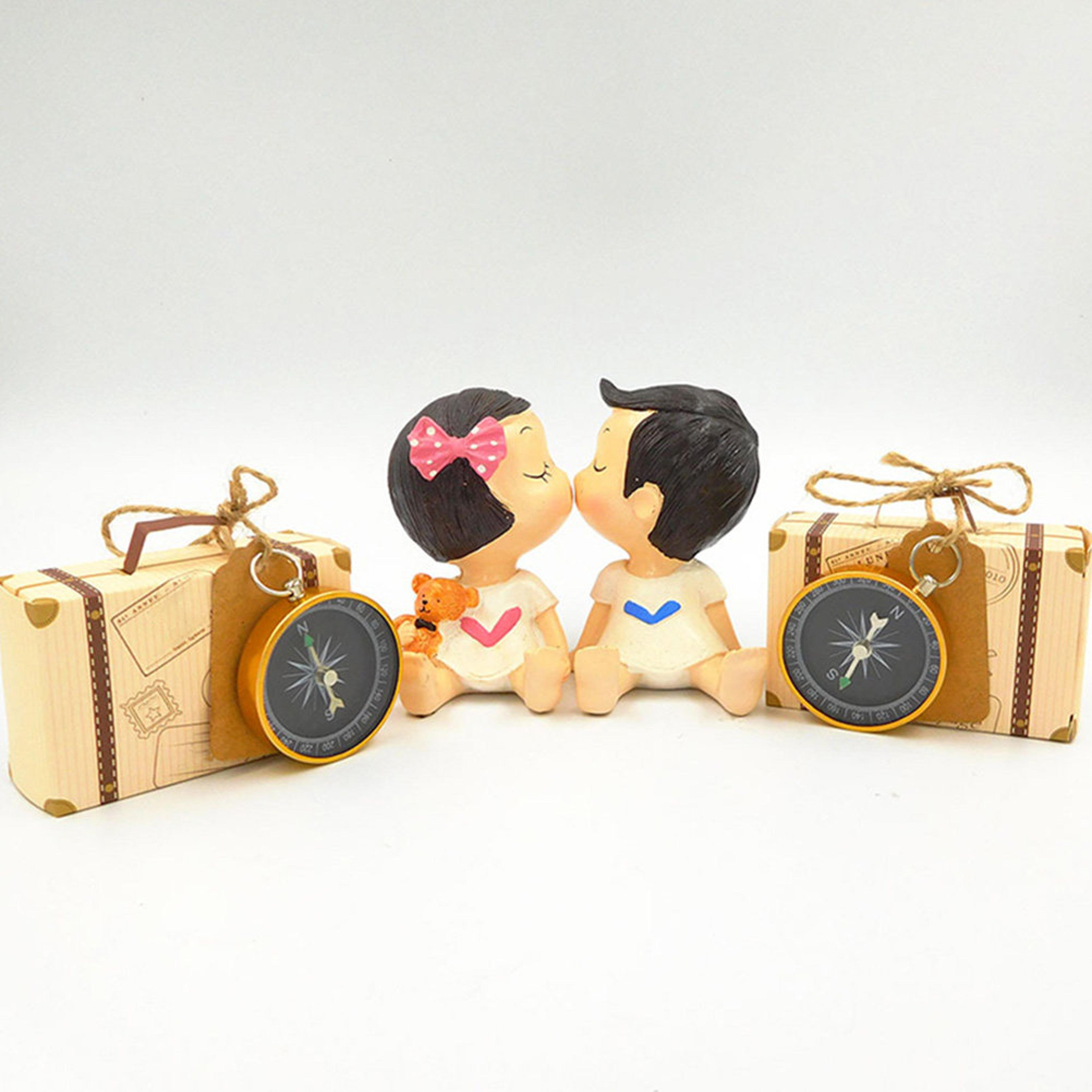vintage pocket compass keychain for outdoor adventures lightweight & portable travel accessory