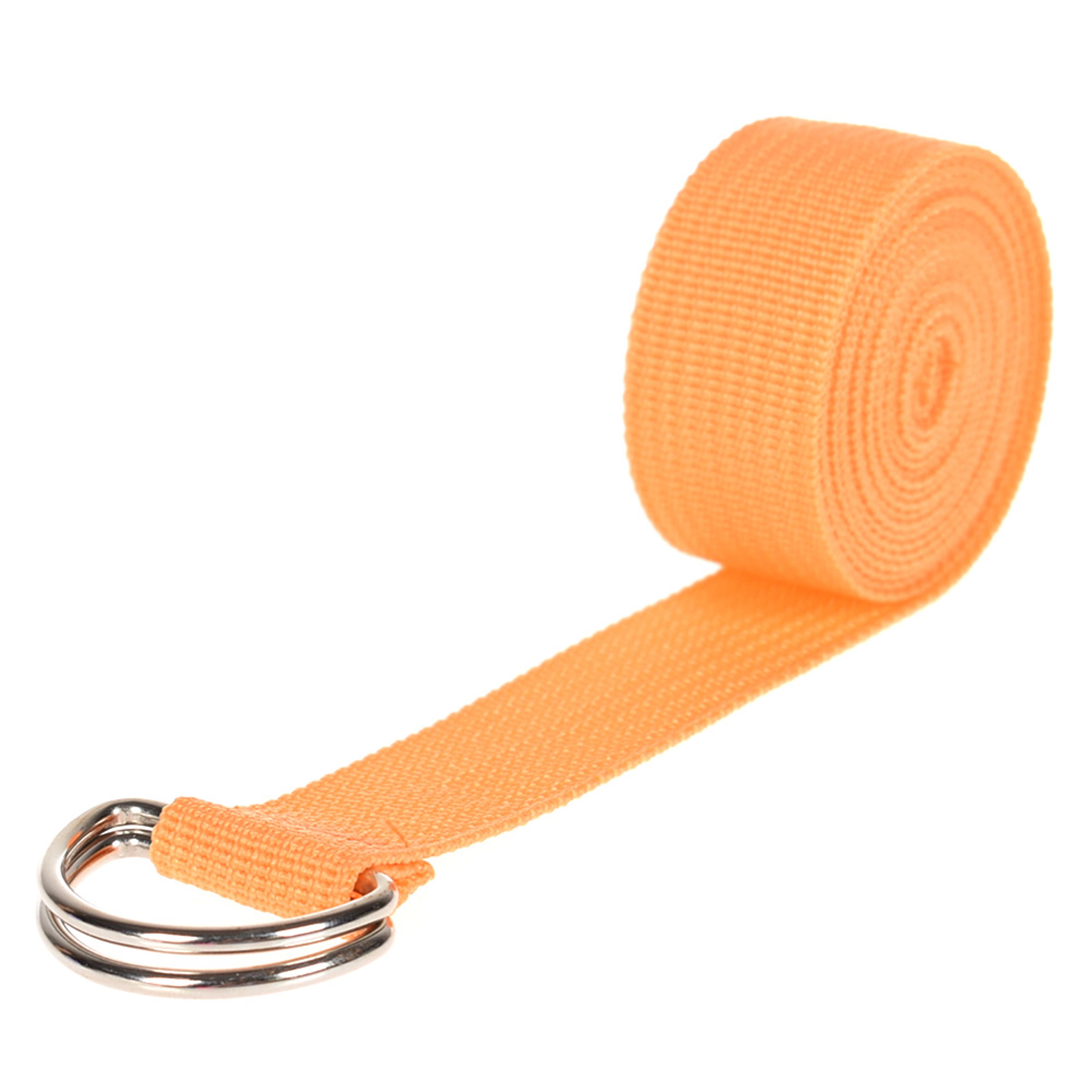 Adjustable Yoga Stretch Strap With D Ring For Flexibility Training And Home Gym Support 6