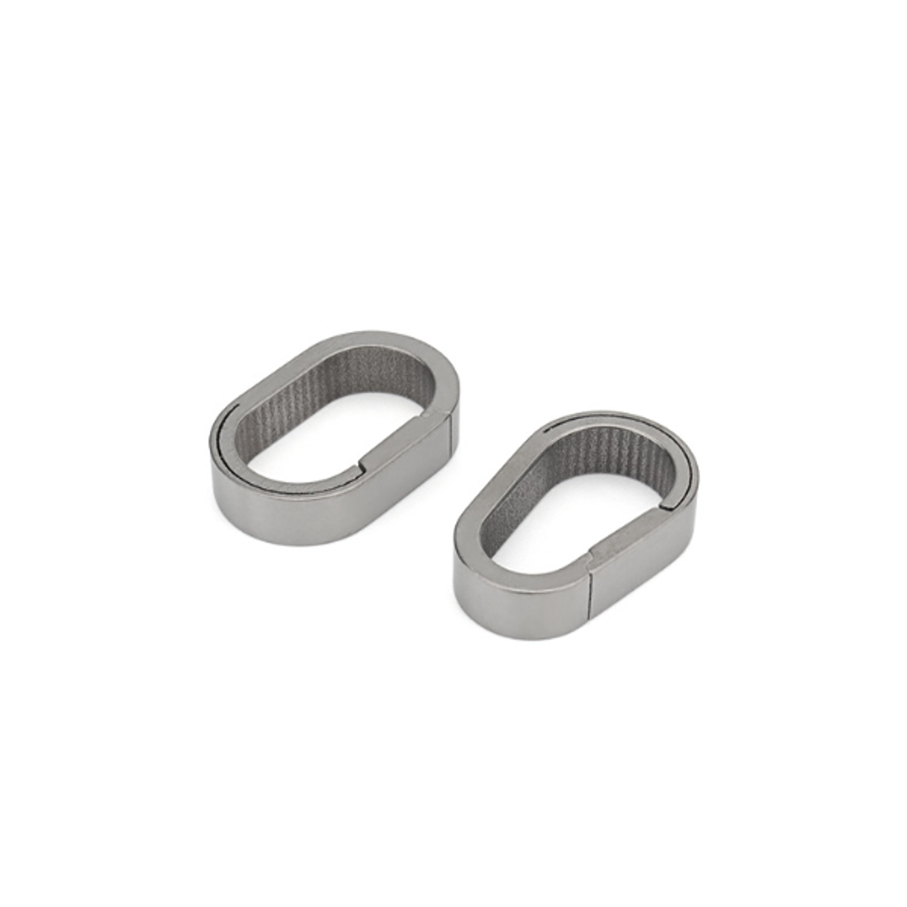 Small Mini Buckle Titanium Alloy Keychain Outdoor EDC Tool Key Ring