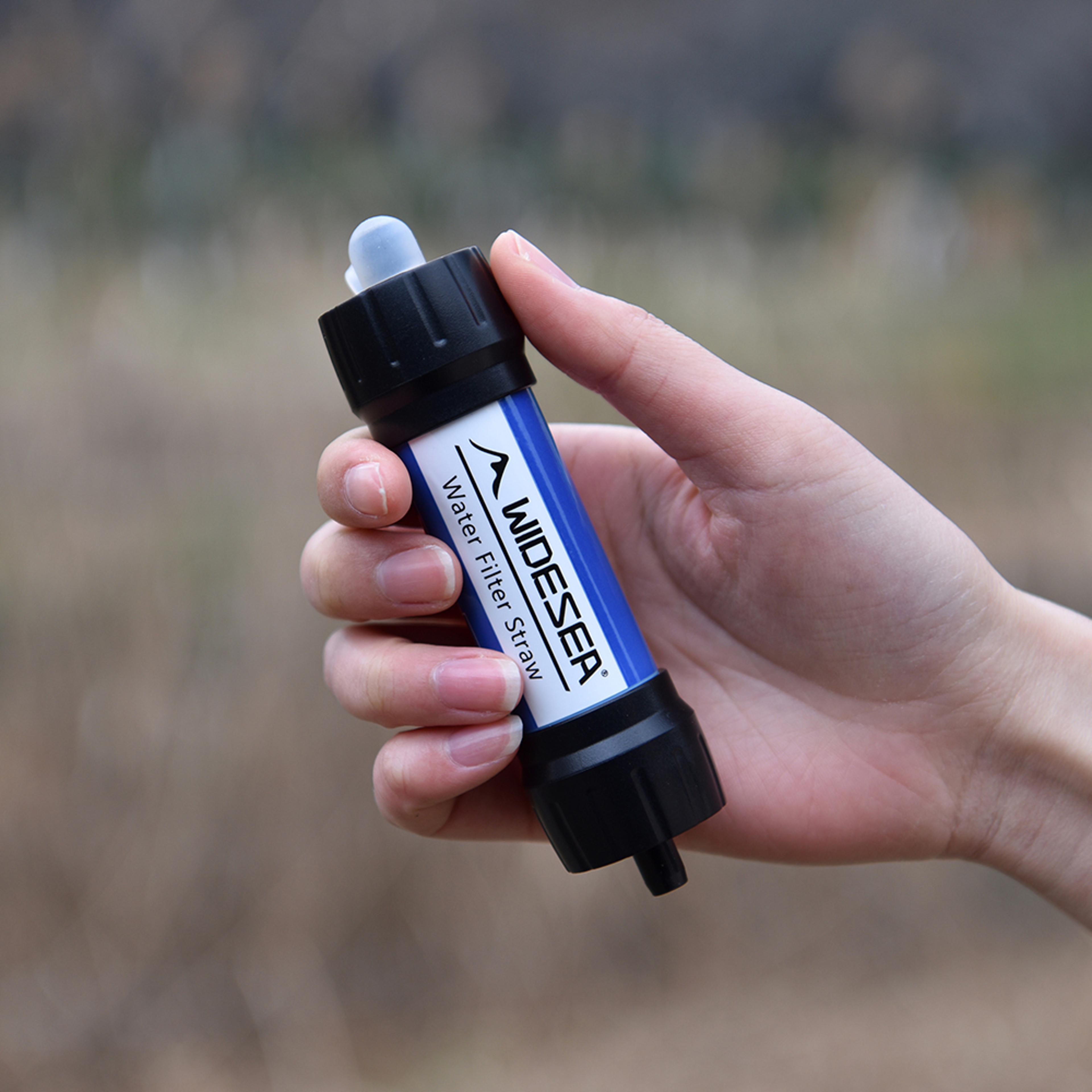 high-performance portable water filter straw for hiking, survival, and outdoor use