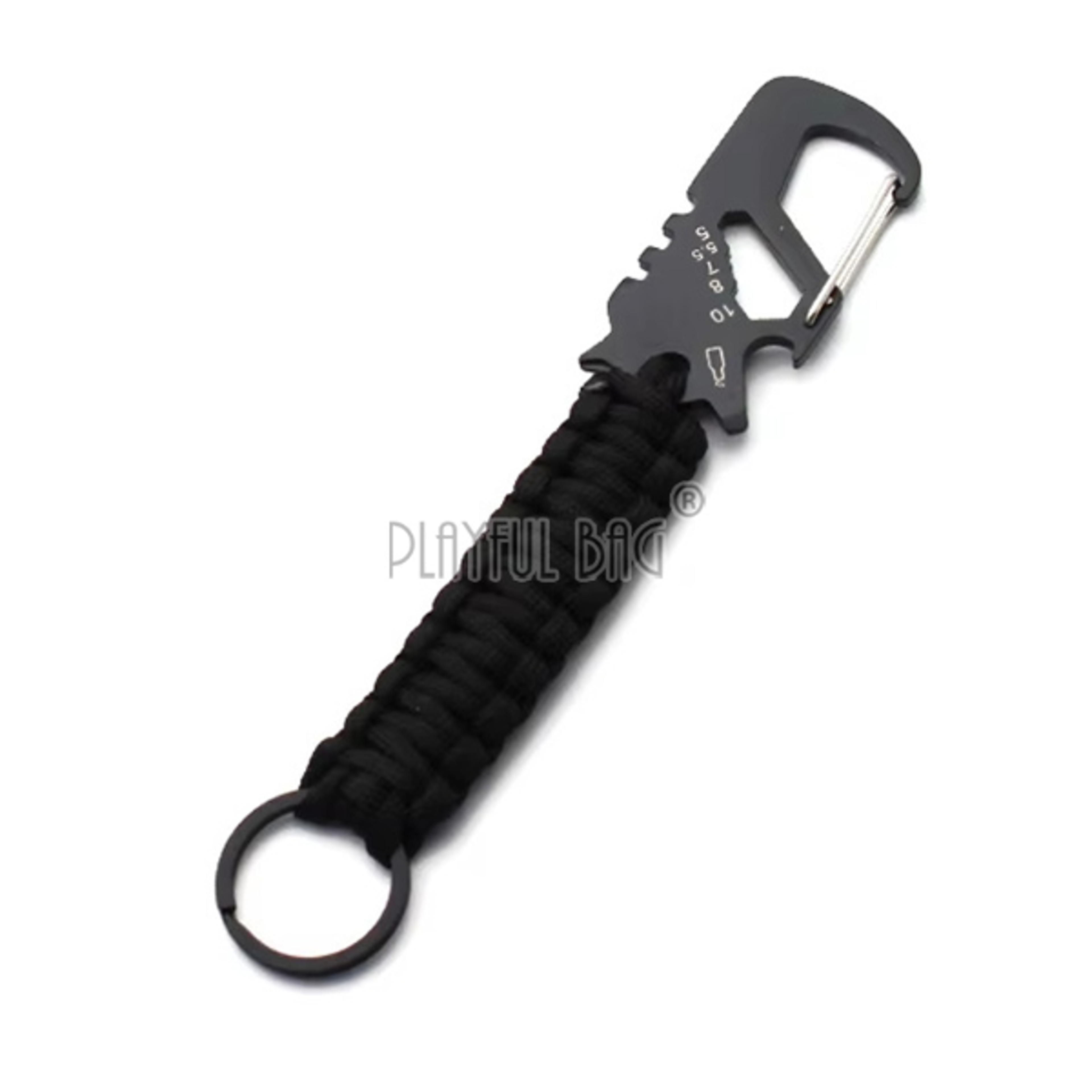 Paracord Survival Lanyard with MultiTool Integrated Bottle Opener Screwdriver  Wrench EDC Buckle