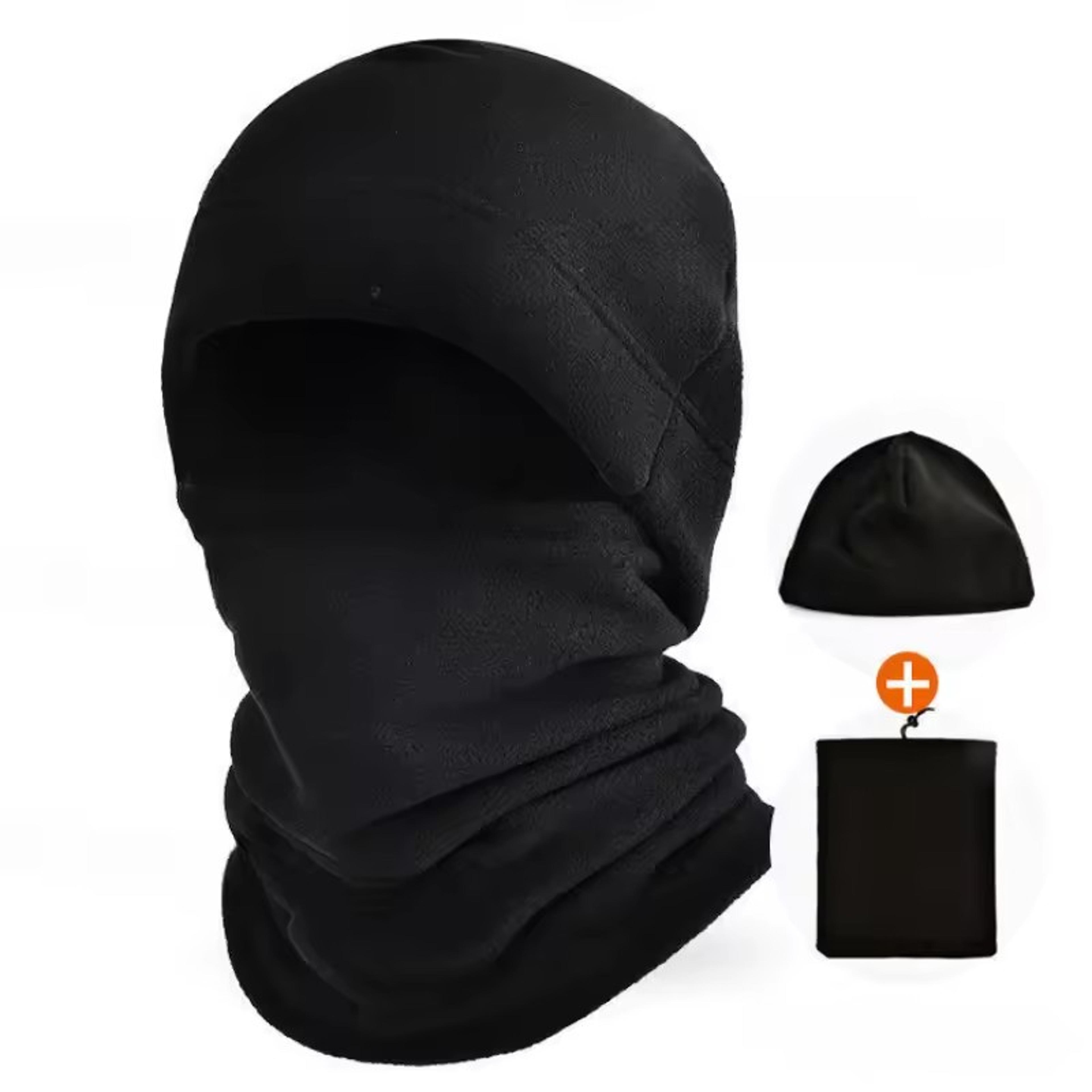 Thermal Winter Fleece Balaclava Hat And Neck Warmer Set For Cycling Ski And Outdoor Protection 2
