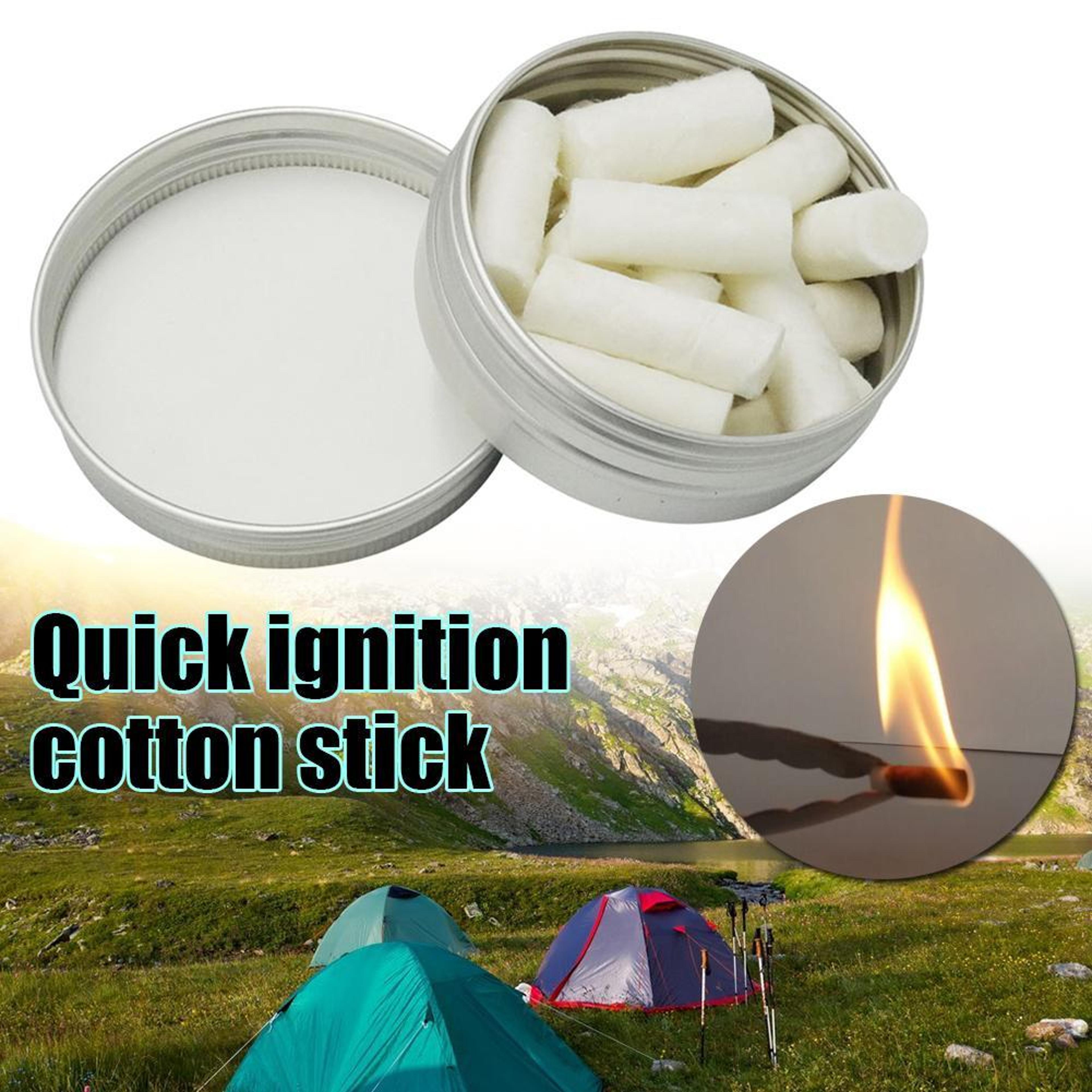 paraffin wax fire starter rope for camping reliable survival fire starter kit outdoor emergency tool