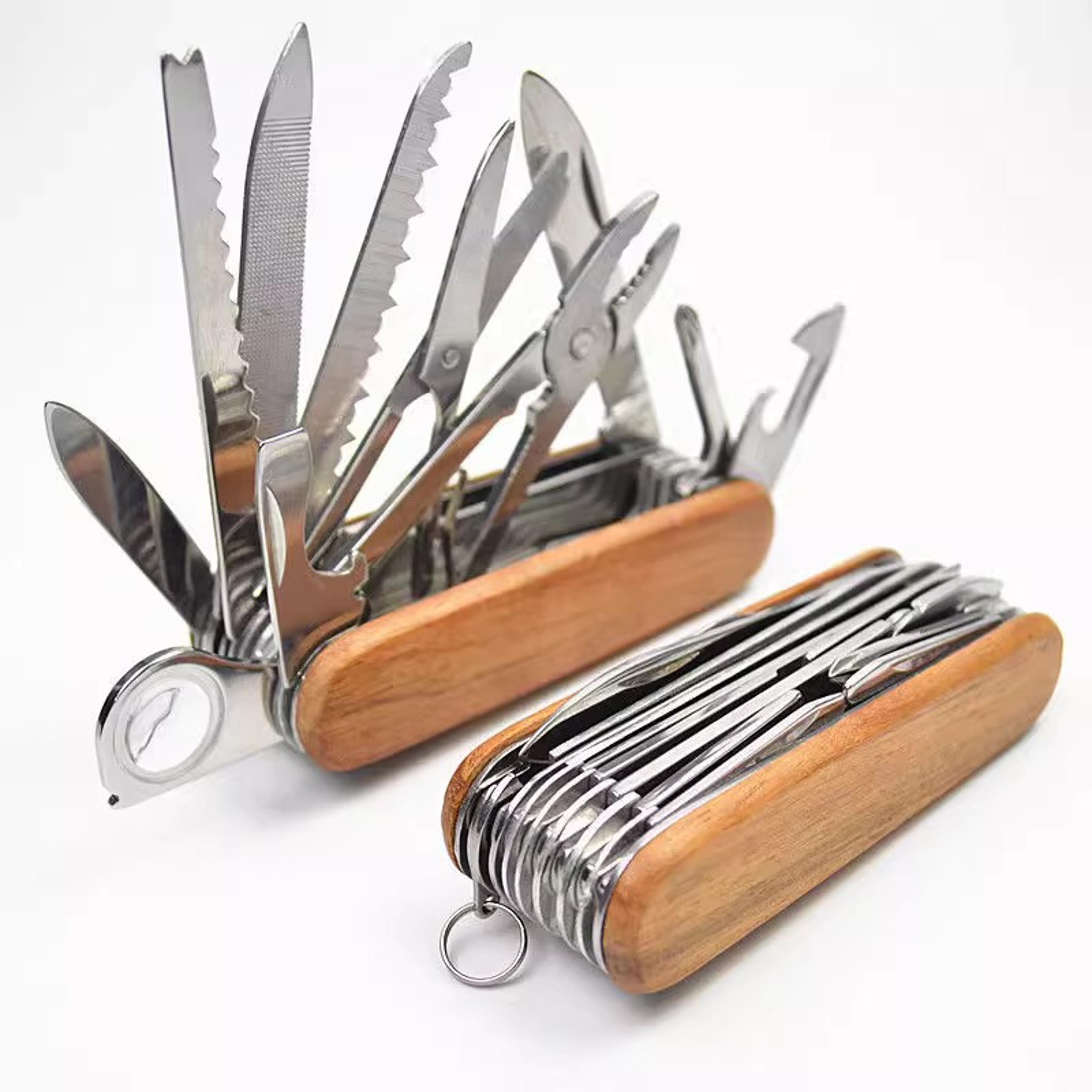AllinOne Multi Tool Pocket Knife With Pliers Screwdriver Set For Camping Survival And Everyday Carr 2