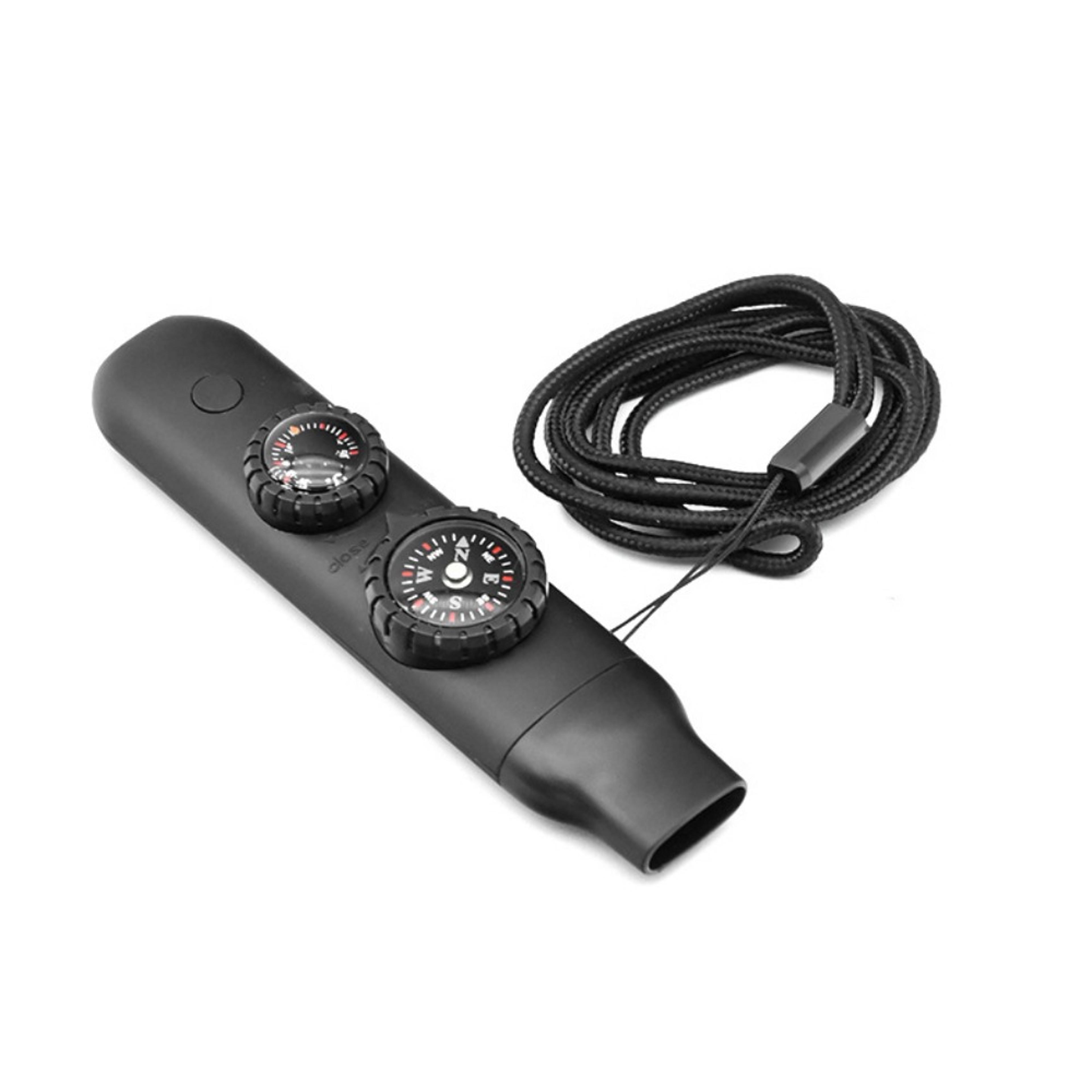 emergency survival whistle with compass flashlight high decibel safety tool
