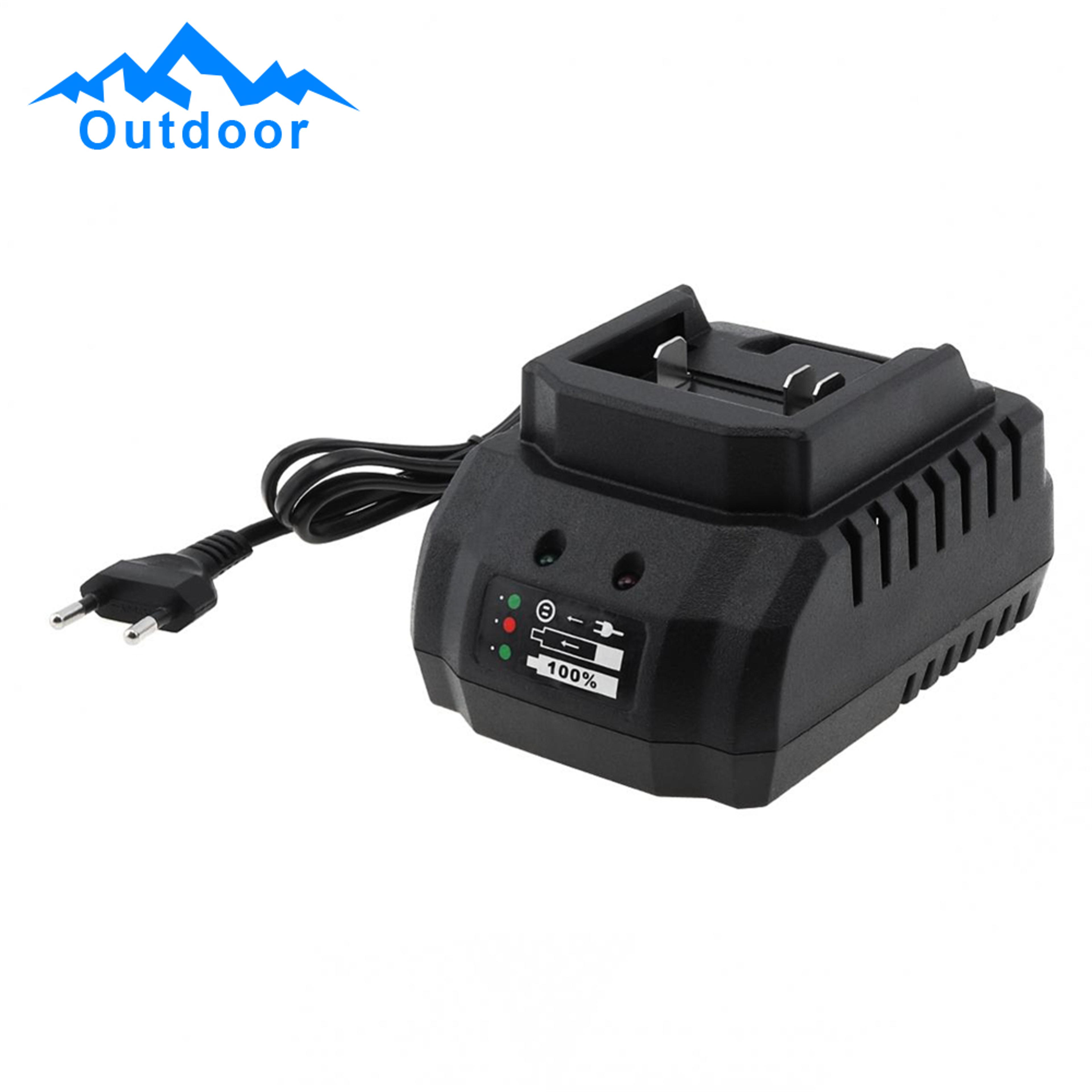 portable fast charger for power tool batteries with smart quick charge protection system