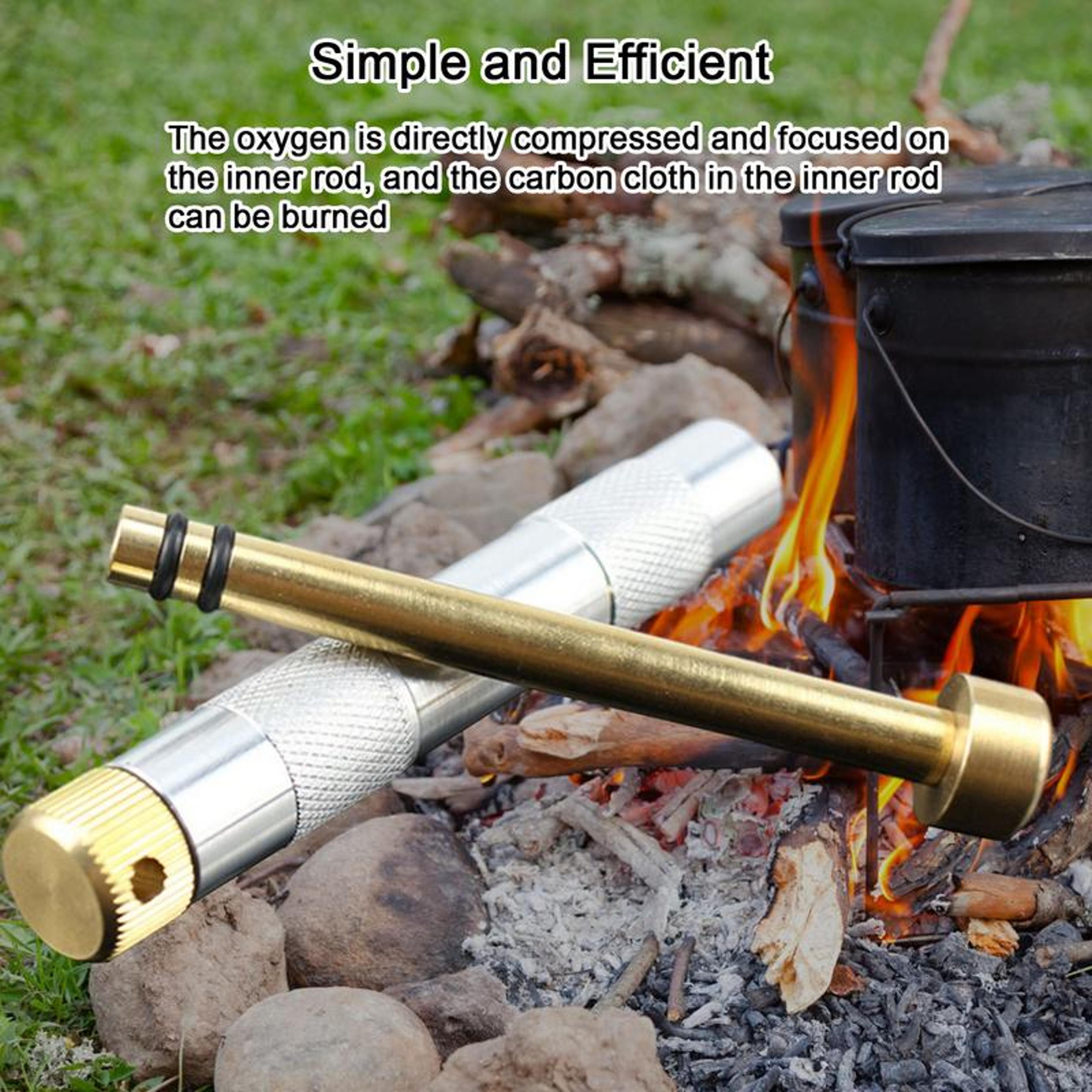 All Weather Ferro Rod Fire Starter Kit For Camping Survival And Outdoor Use 2