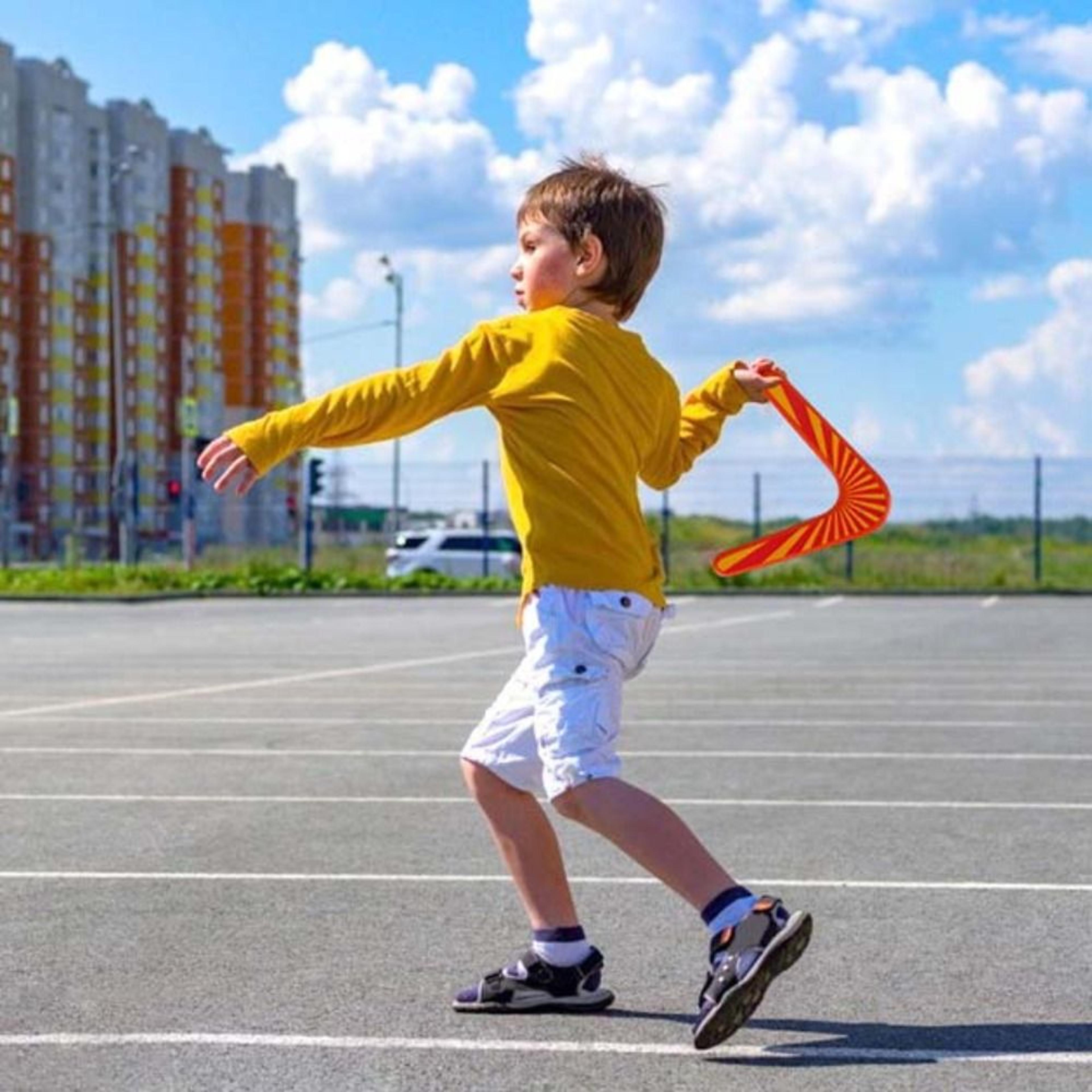 High Performance Boomerang Flying Disc Outdoor Game For Kids And Family Fun 2