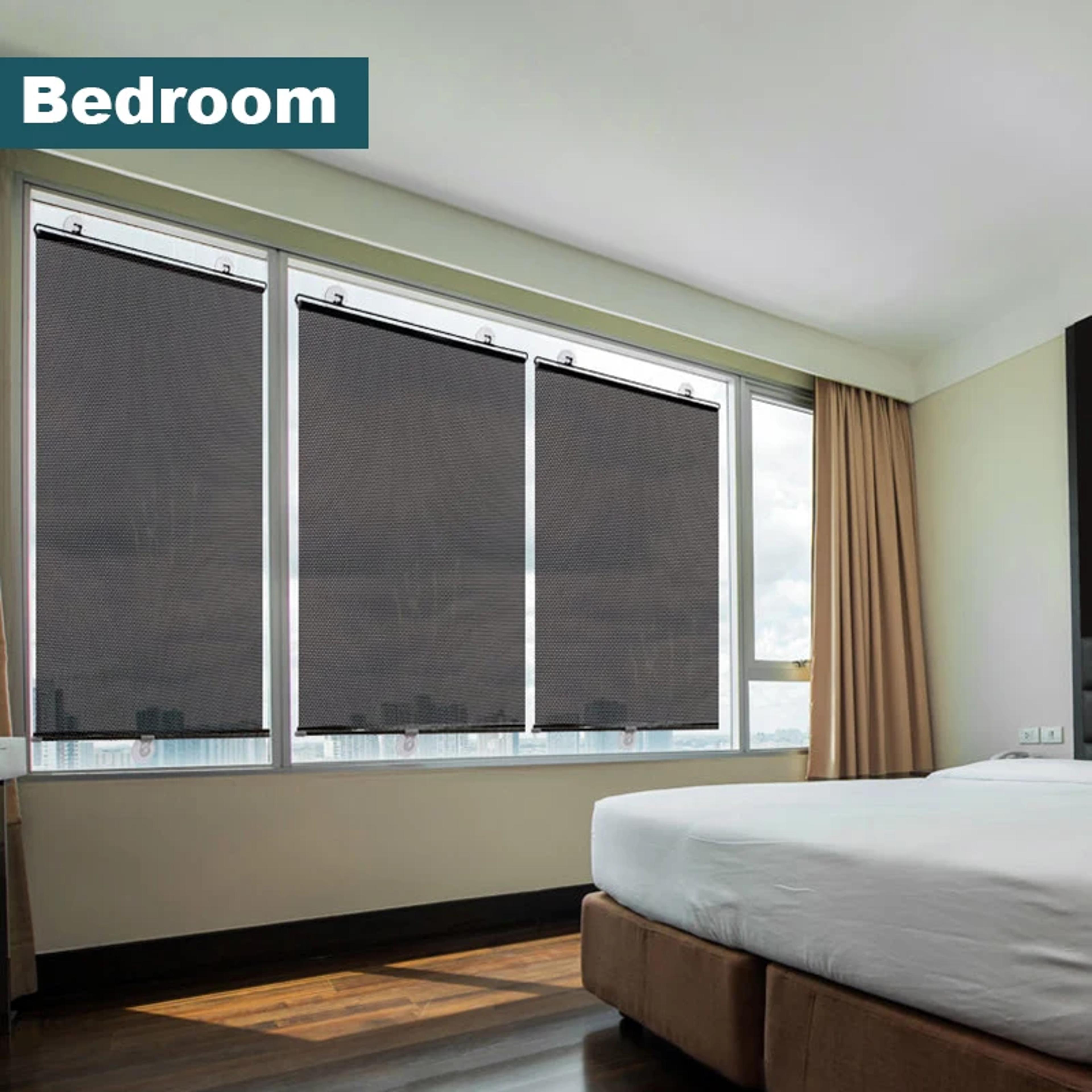 MultiPurpose Suction Cup Roller Blinds 3
