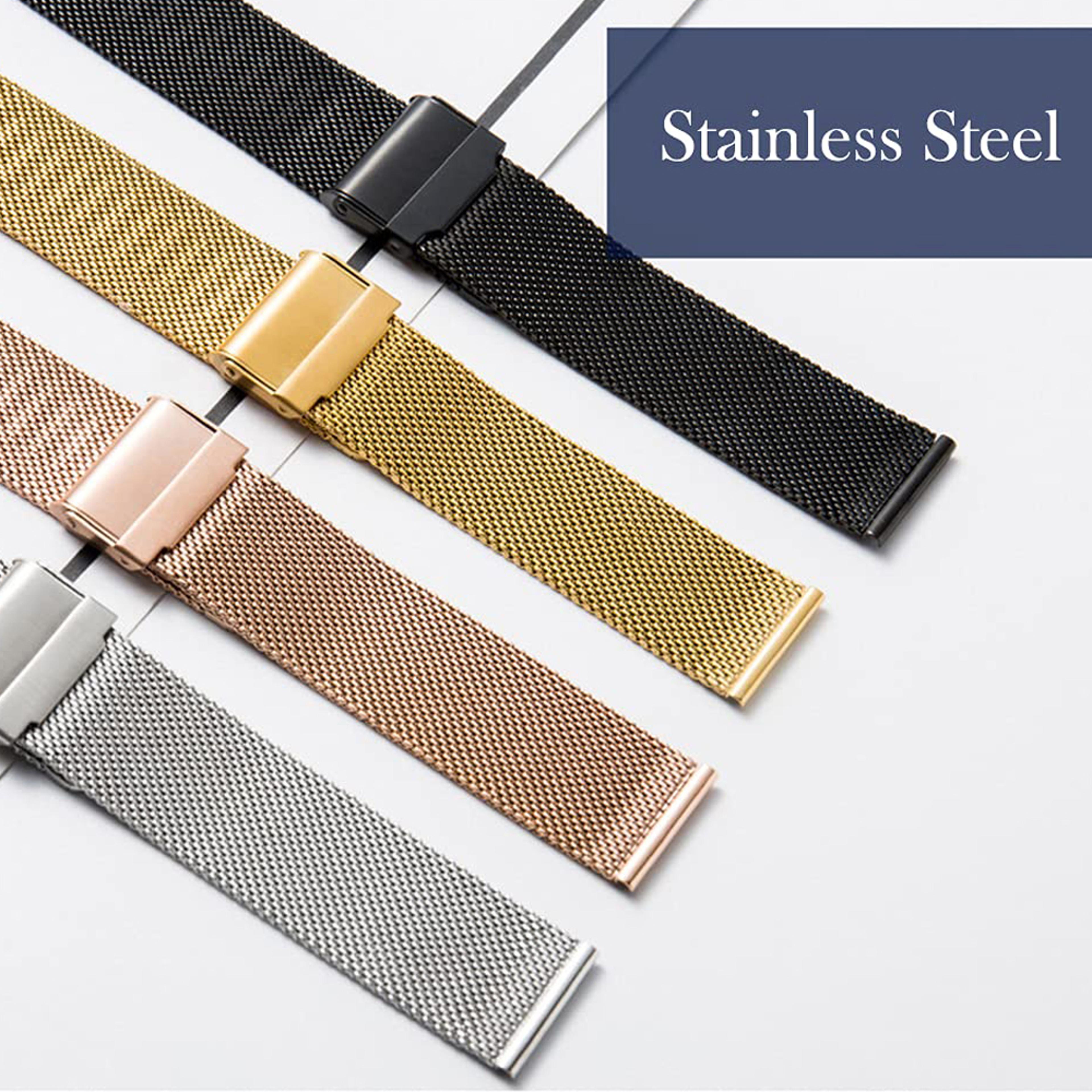 Universal Milanese Watch Band Quick Release Stainless Steel Mesh Strap 1