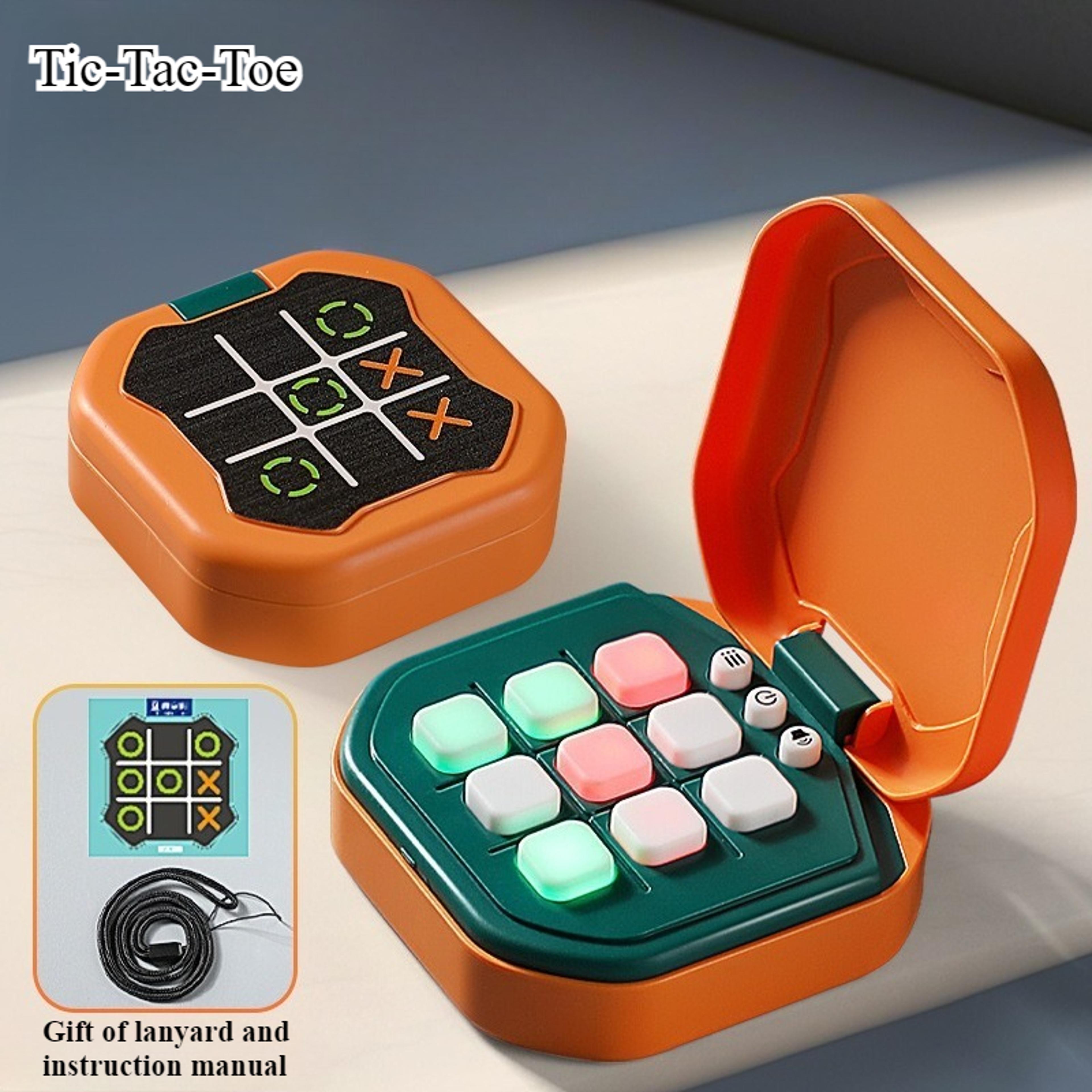Portable Electronic Tic Tac Toe  Montessori Puzzle Game Board  Strategy Board Game For Kids  Adults 6