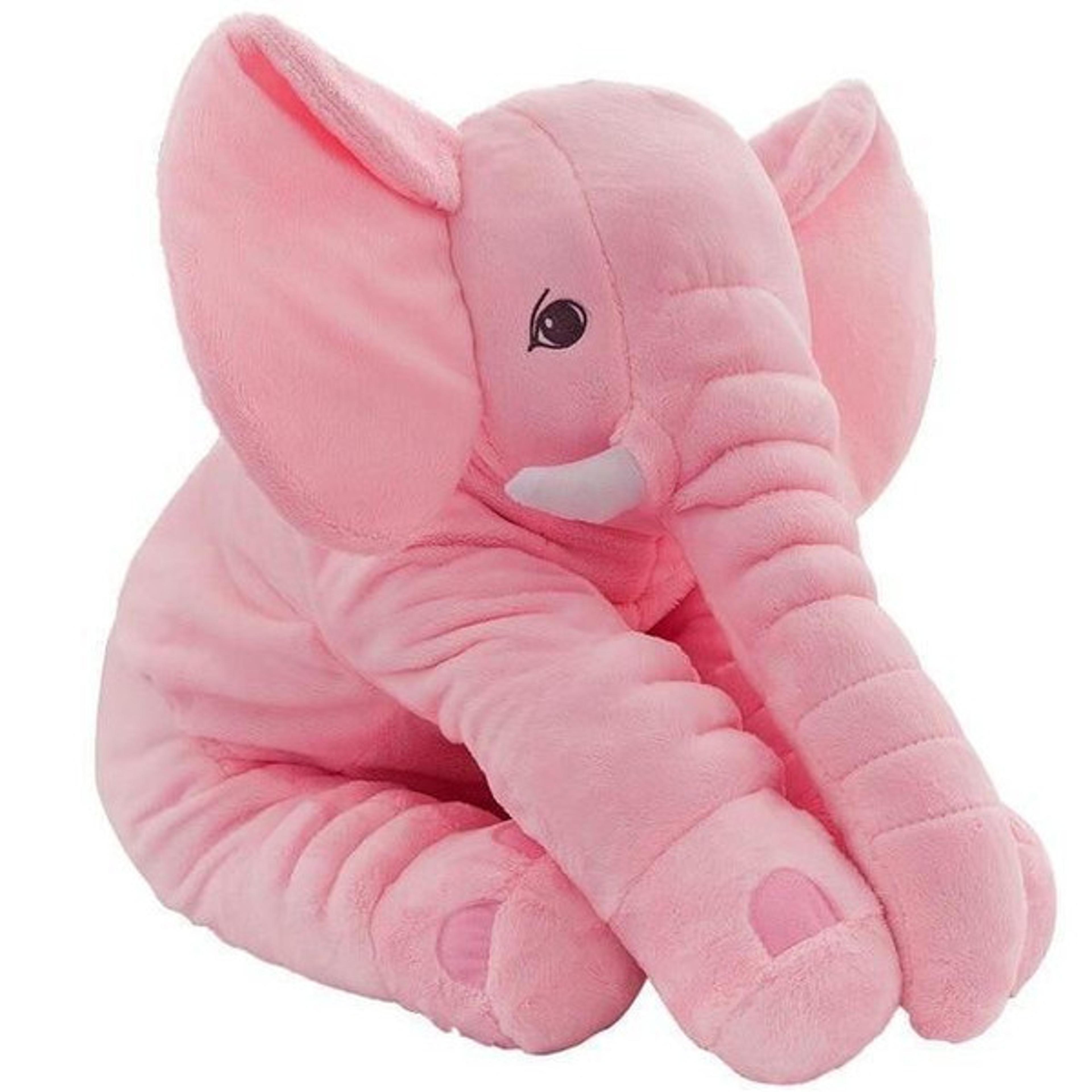 Adorable Elephant Plush Toy Pillow Pink