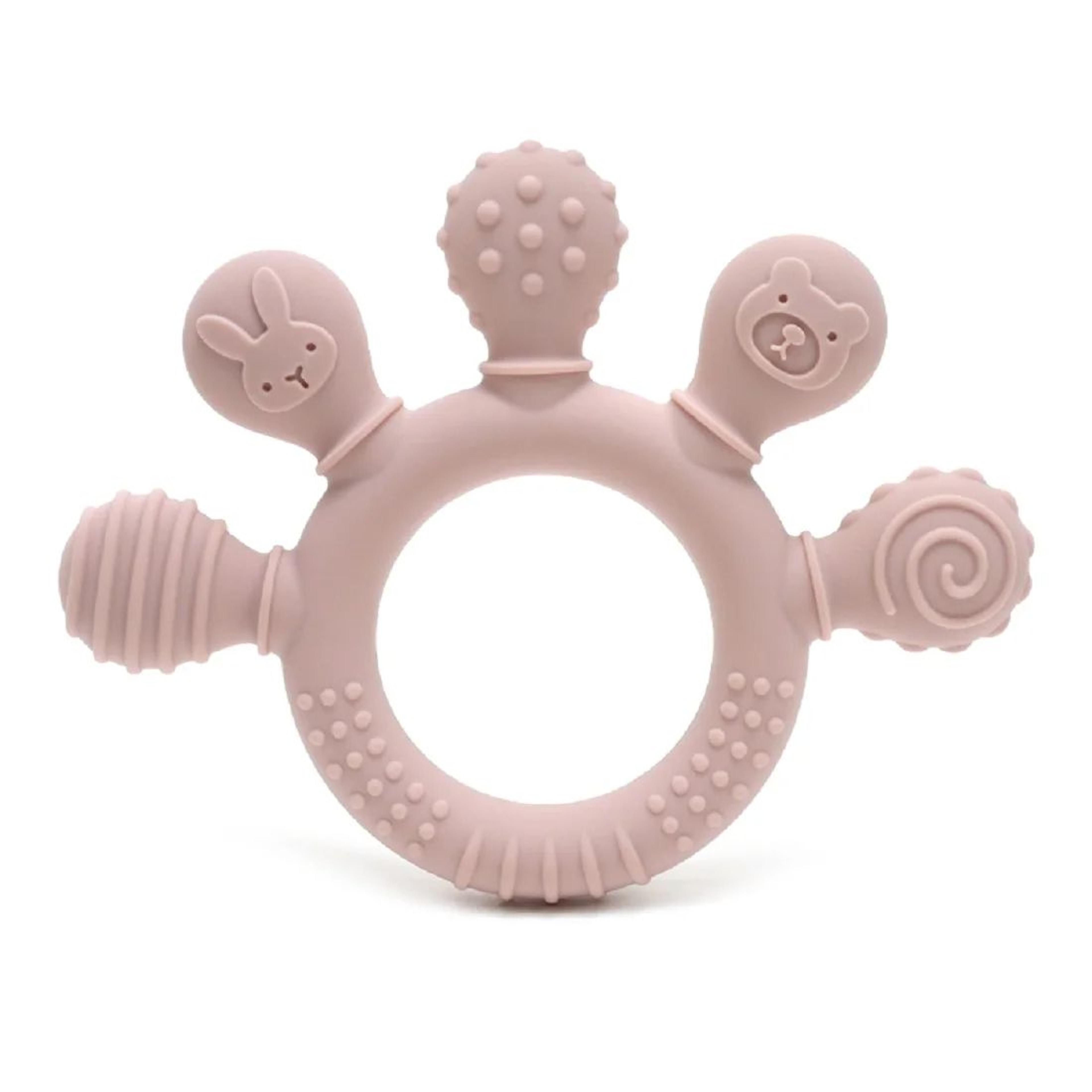 Premium Silicone Teether for Soothing Gums  Safe Baby Teething Toy Perfect Baby Shower Newborn B