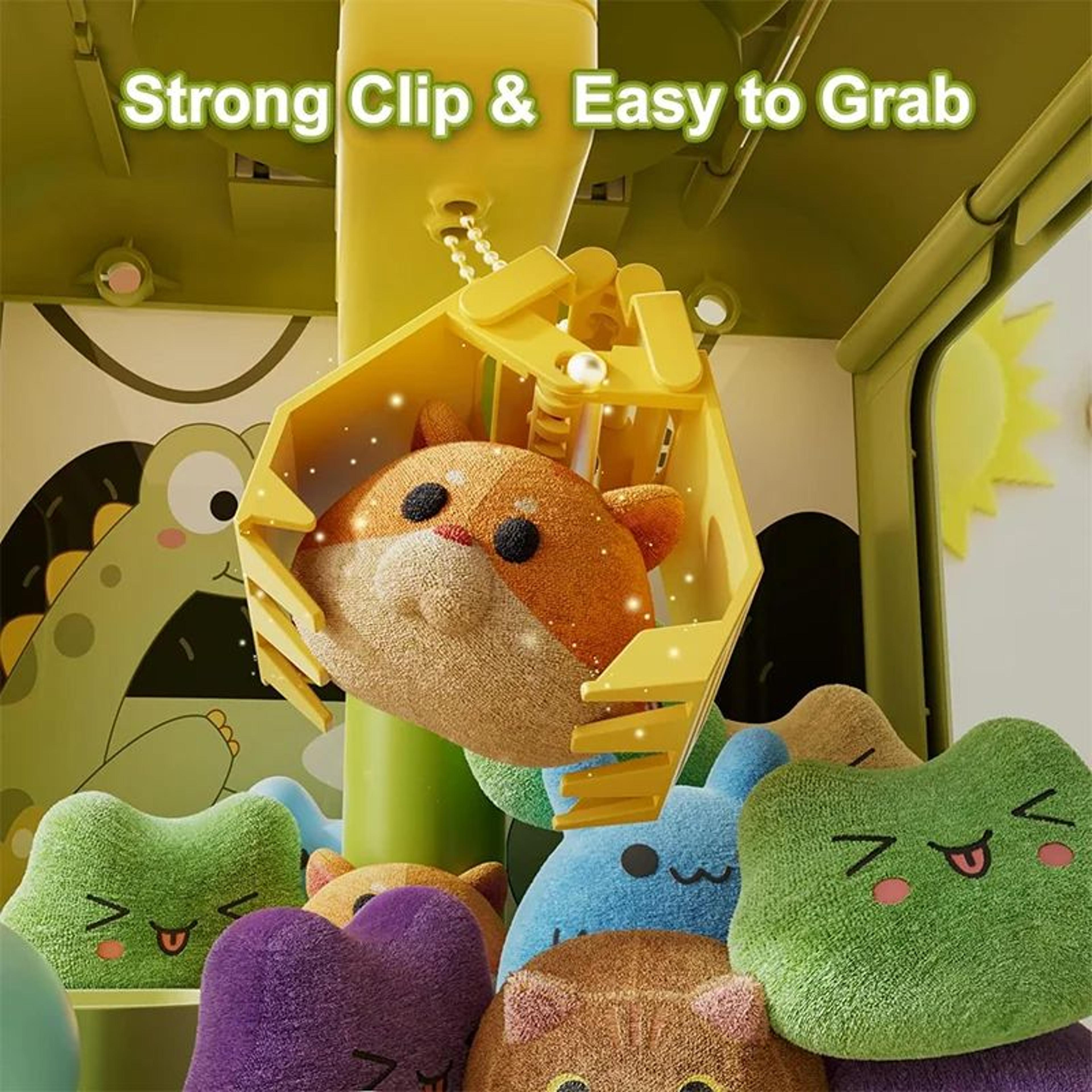Dinosaur Claw Machine Toy Mini Arcade Game For Kids Electronic Prize Catcher With Music Adjustable  1