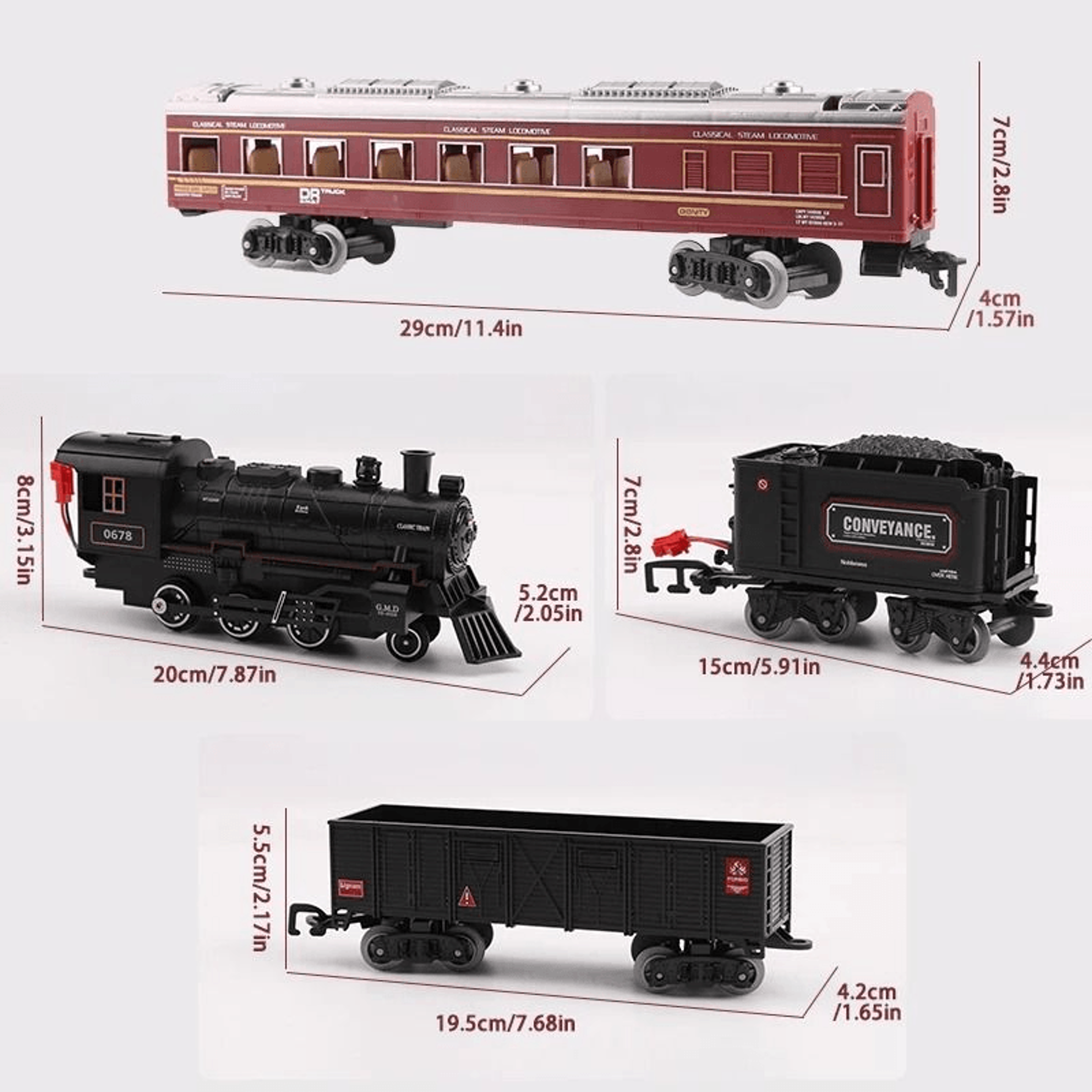 interactive railway train toy at home