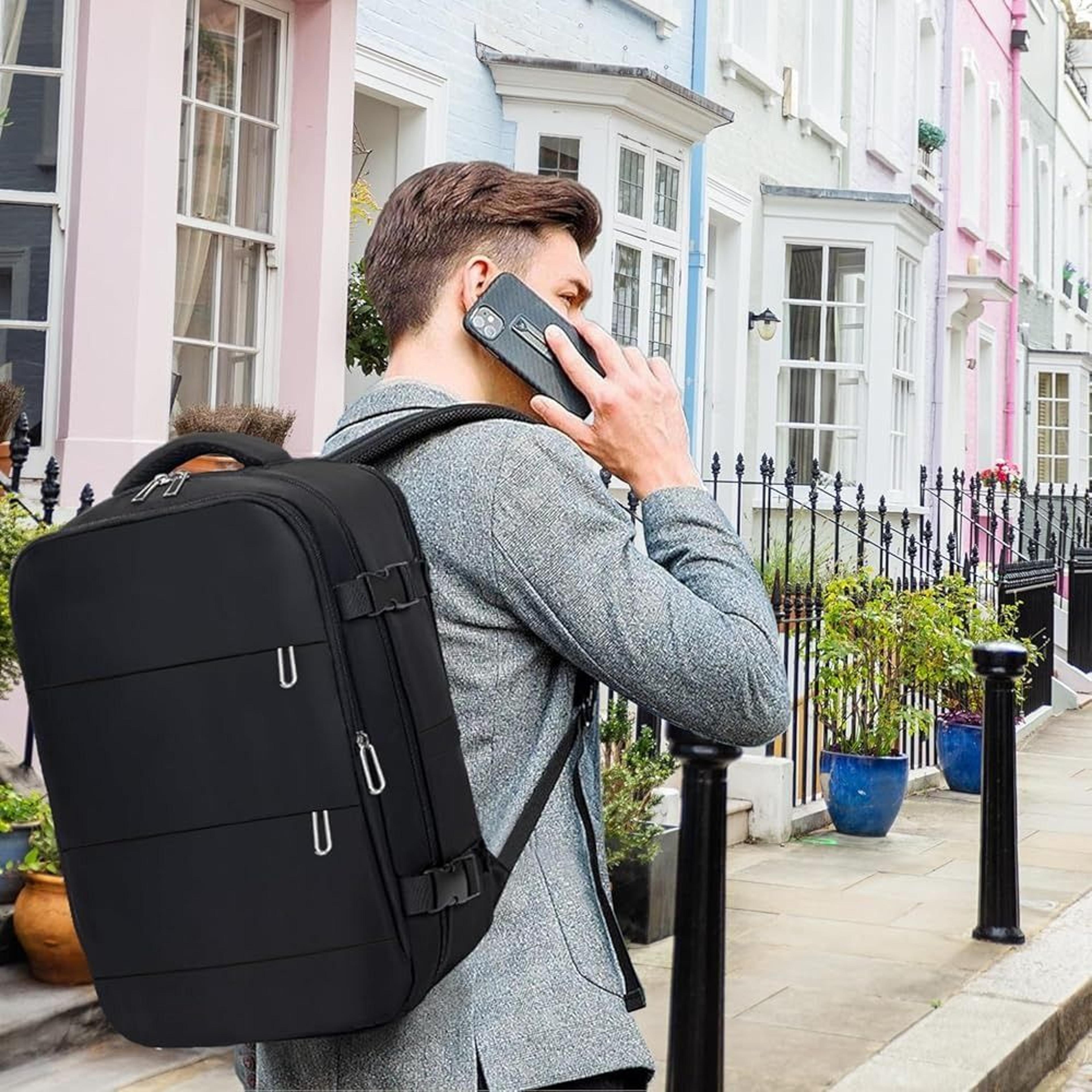ultimate travel backpack, ryanair cabin bag compliant, laptop-friendly carry-on for men & women – mochila para viaje