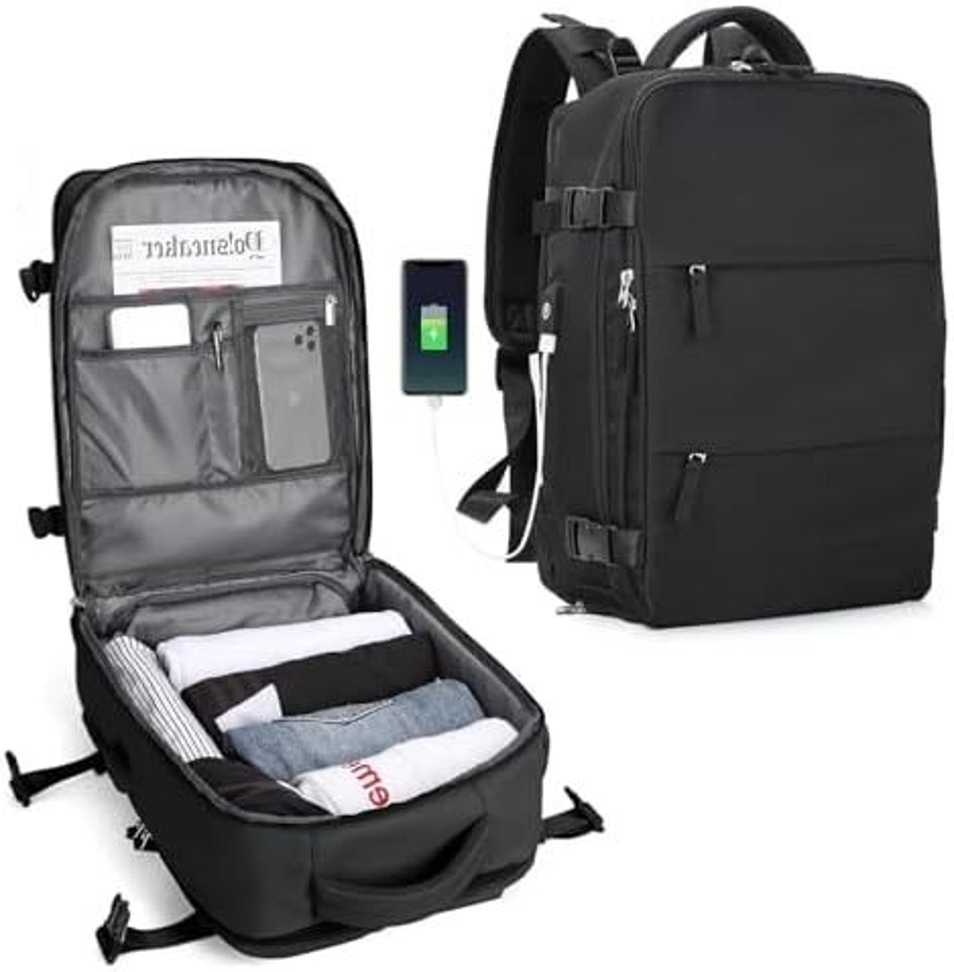 Ultimate Travel Backpack Ryanair Cabin Bag Compliant LaptopFriendly CarryOn for Men  Women  mo