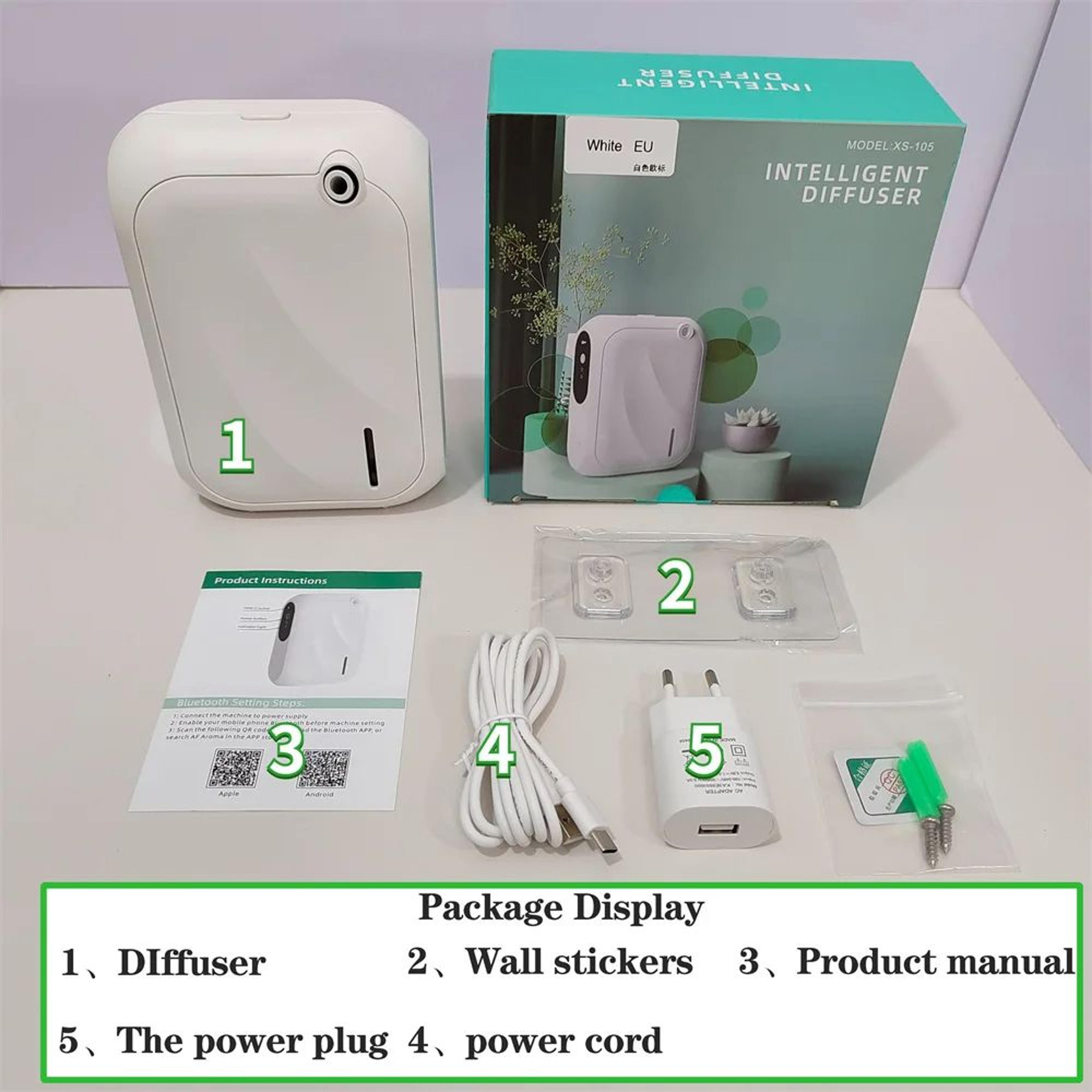 Aroma Diffuser Scent Machine With Bluetooth APP Control WallMountable Fragrance Smell Distributor F 5