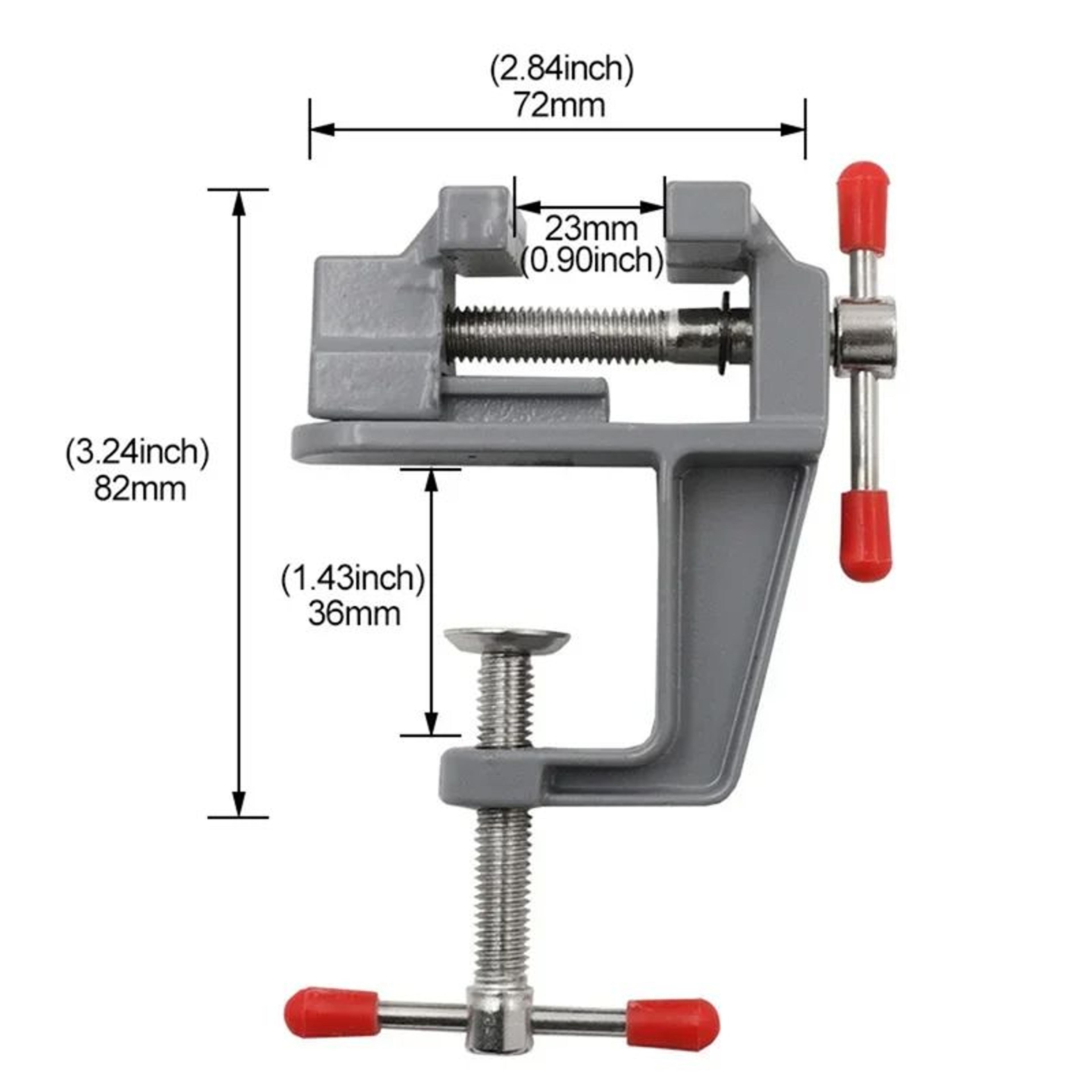 Aluminum Mini Bench Vise MultiFunctional Table Clamp Jewelers Hobby Craft Small Tool Vice For DIY R 5